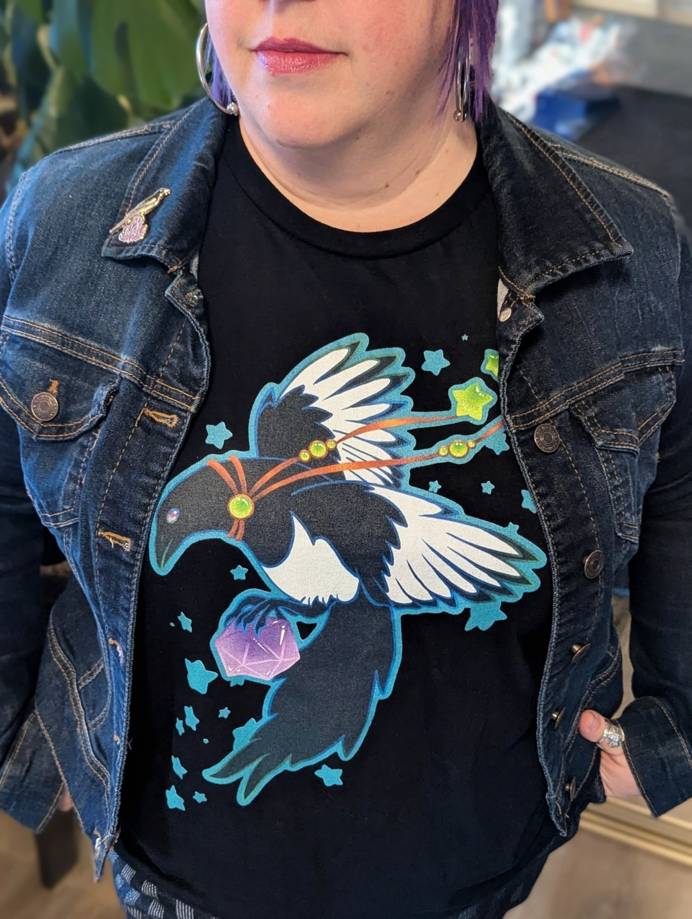 Dice Magpie Unisex Softstyle T-Shirt product thumbnail image