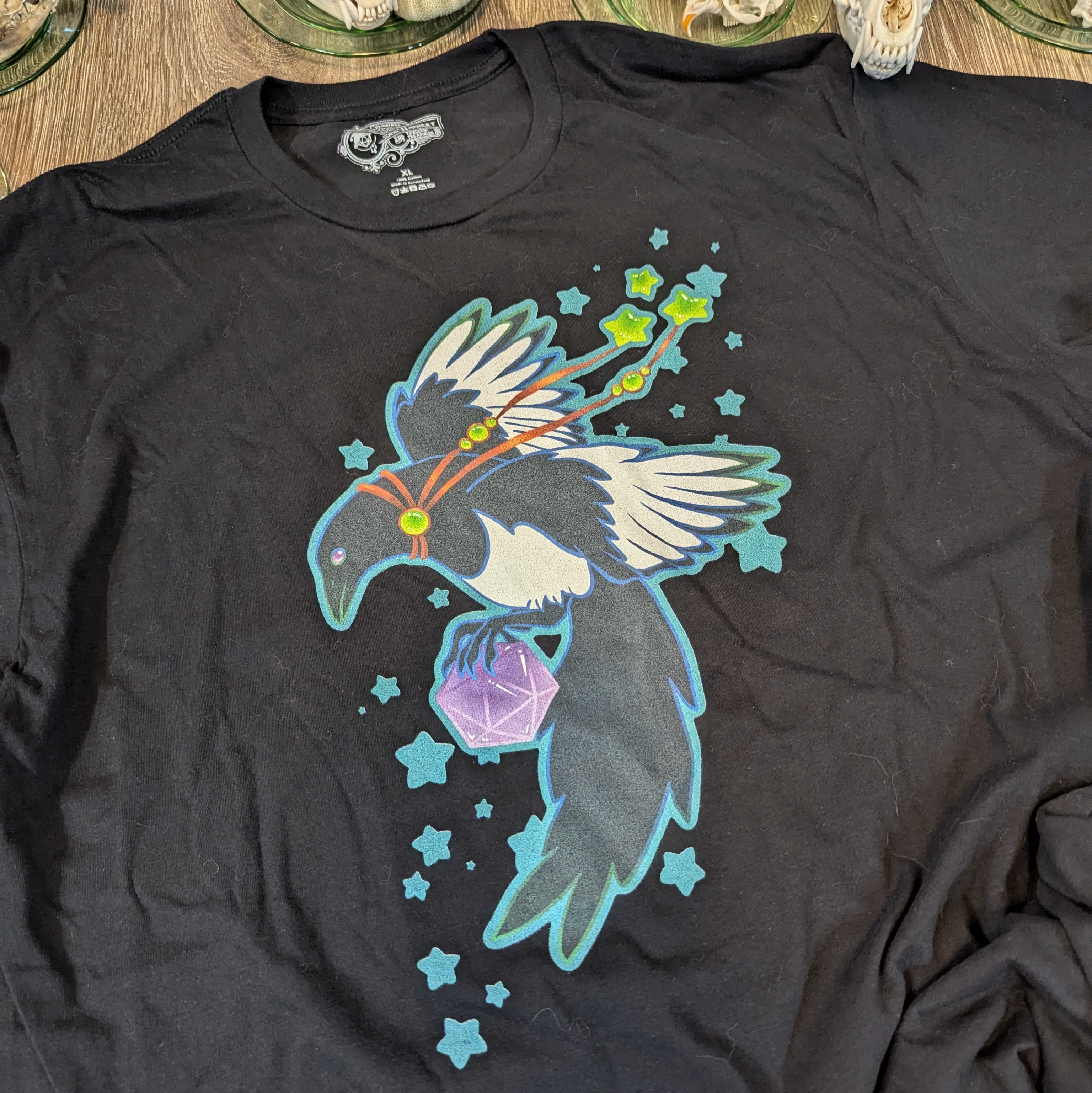 Dice Magpie Unisex Softstyle T-Shirt product thumbnail image Dice Magpie Unisex Softstyle T-Shirt product thumbnail image