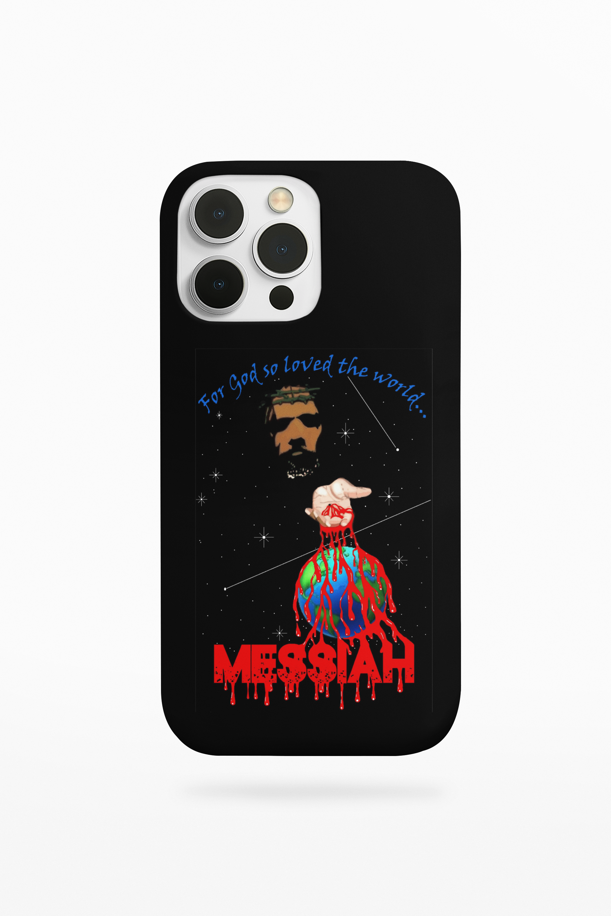 'FOR GOD SO LOVED THE WORLD' Colorful Inspirational Phone Case (For IPHONE, GOOGLE PIXEL and SAMSUNG Models) product thumbnail image