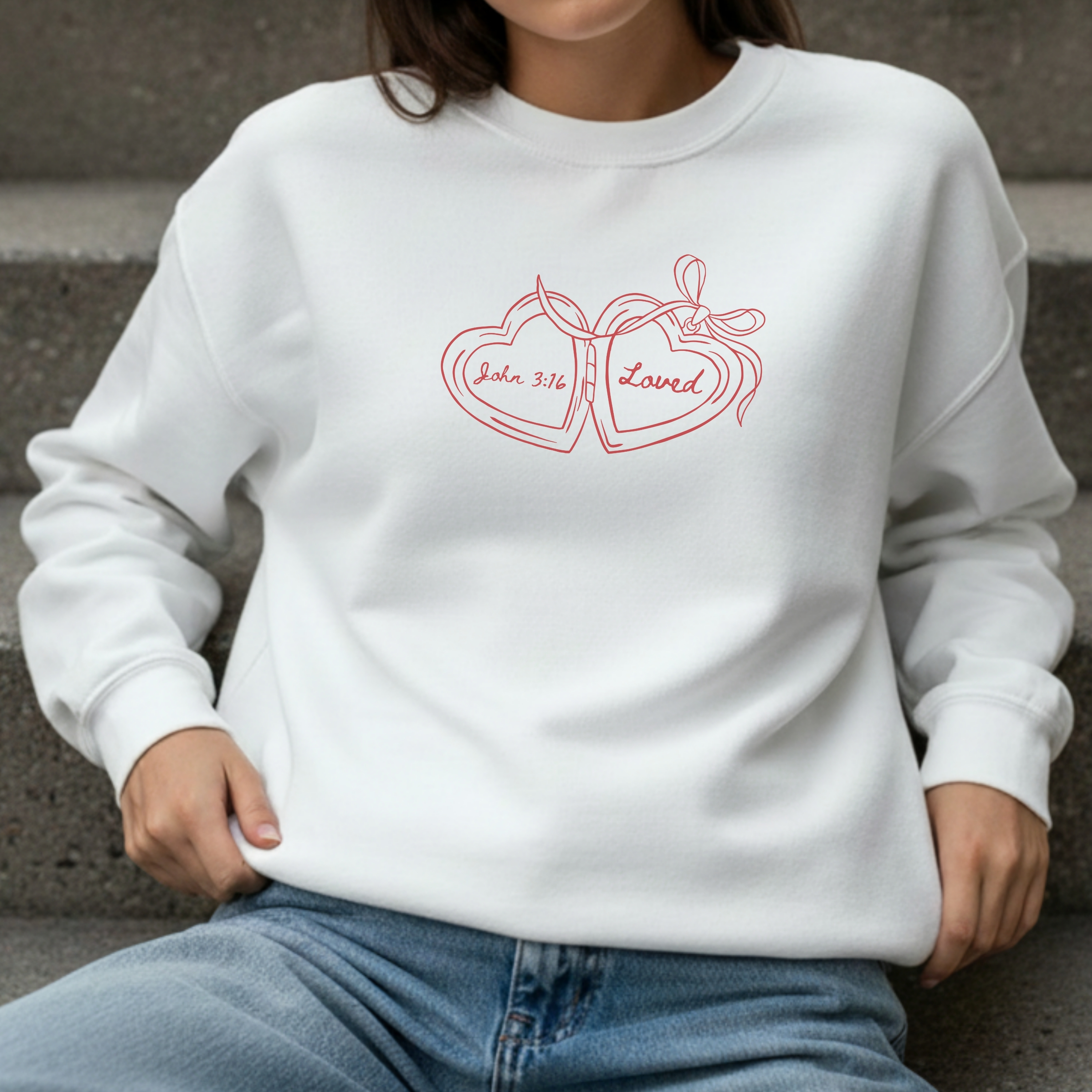 Loved Locket Sweatshirt product thumbnail image