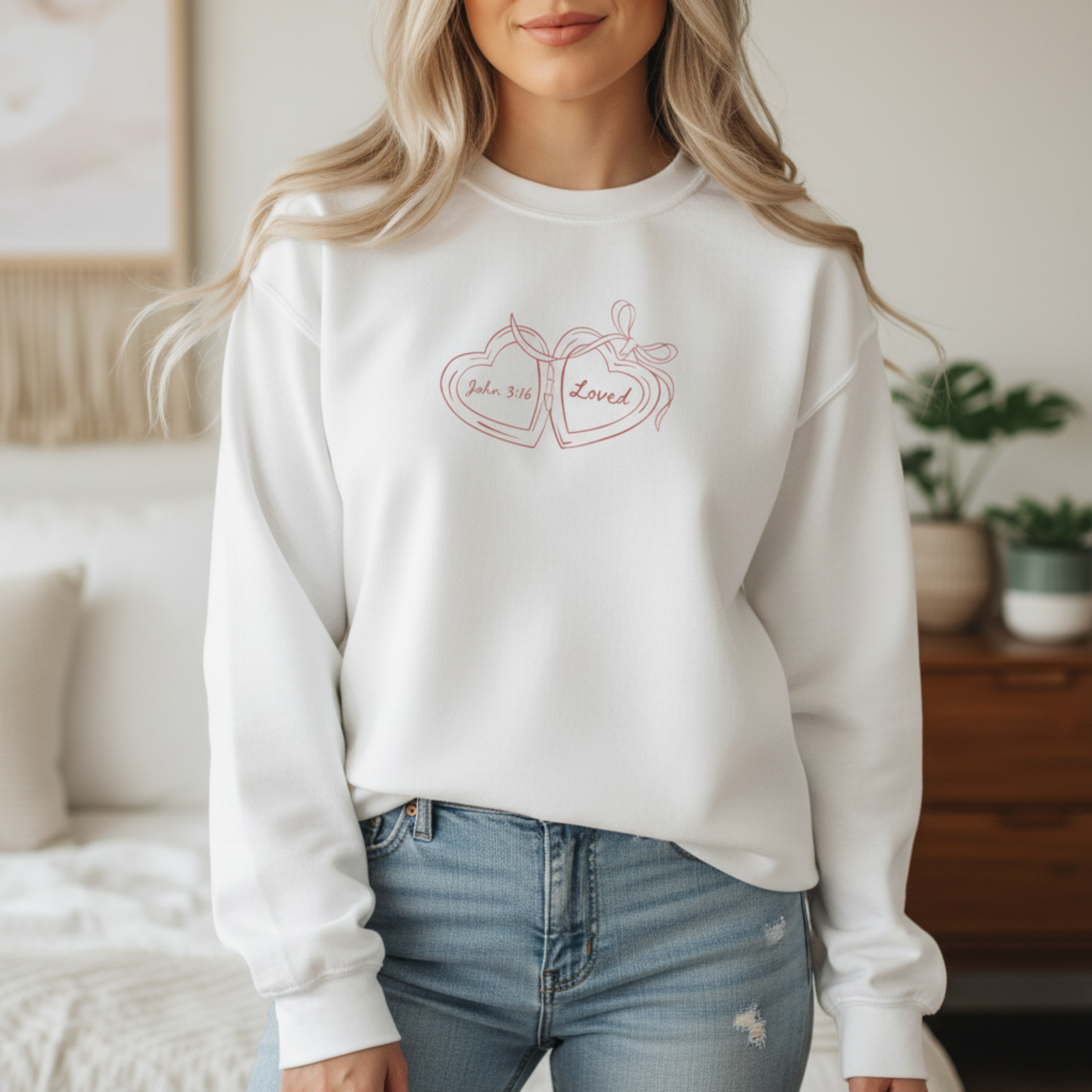 Loved Locket Sweatshirt product thumbnail image Loved Locket Sweatshirt product thumbnail image