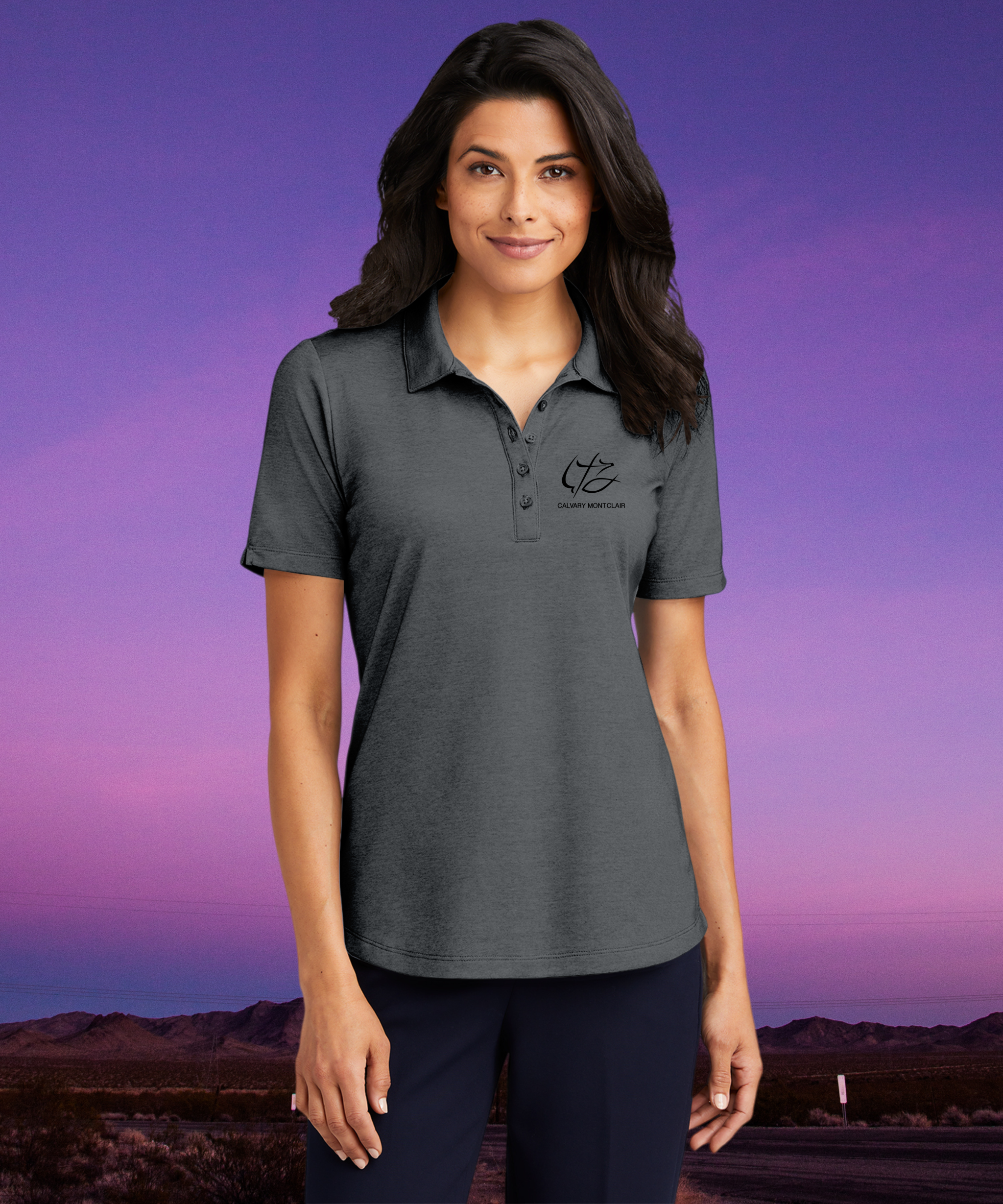 Calvary Montclair Ministry Polo — Embroidered product thumbnail image
