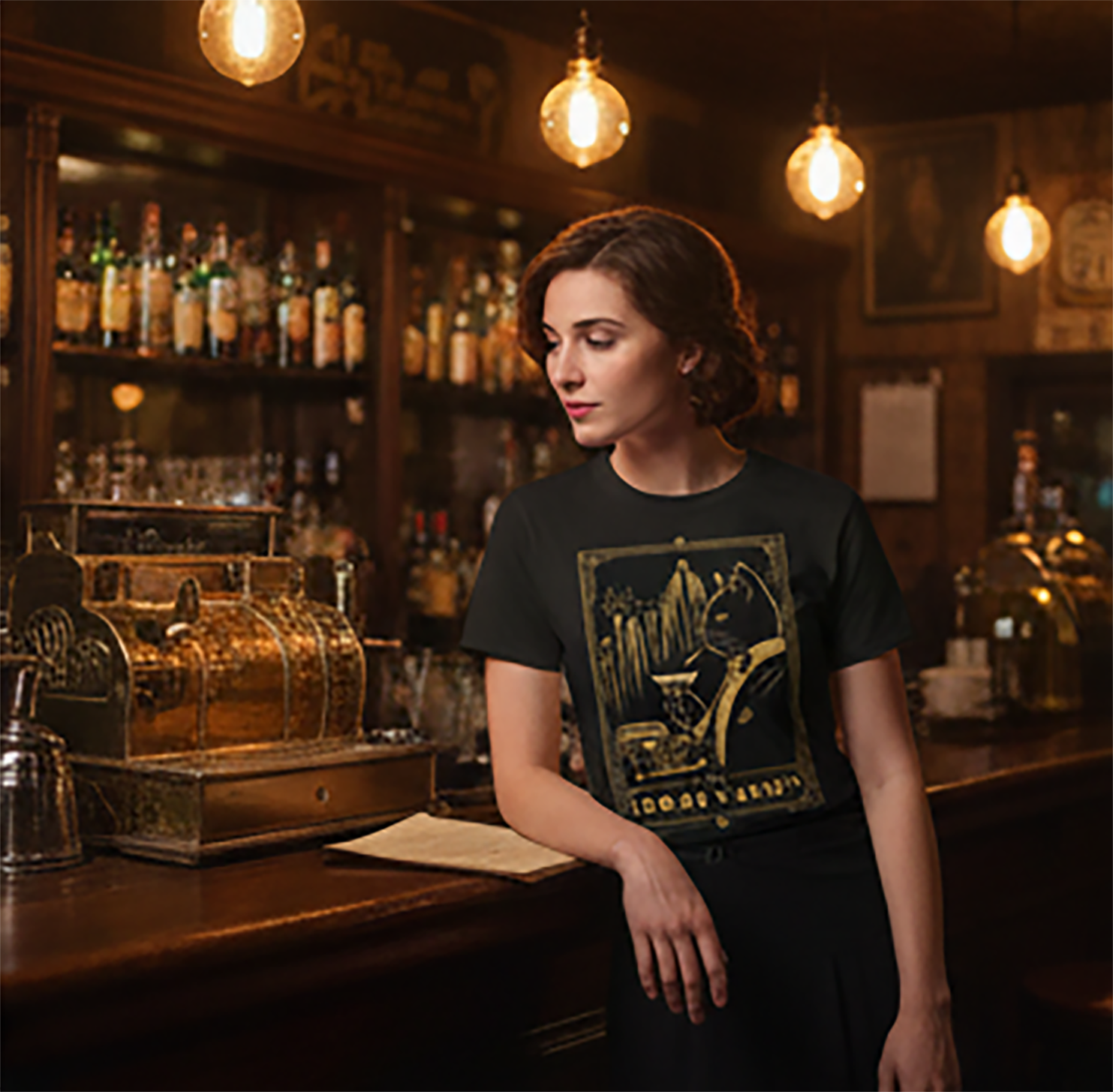 The Great Catsby Art Deco Design T-Shirt | Vintage 1920s Lines product thumbnail image The Great Catsby Art Deco Design T-Shirt | Vintage 1920s Lines product thumbnail image