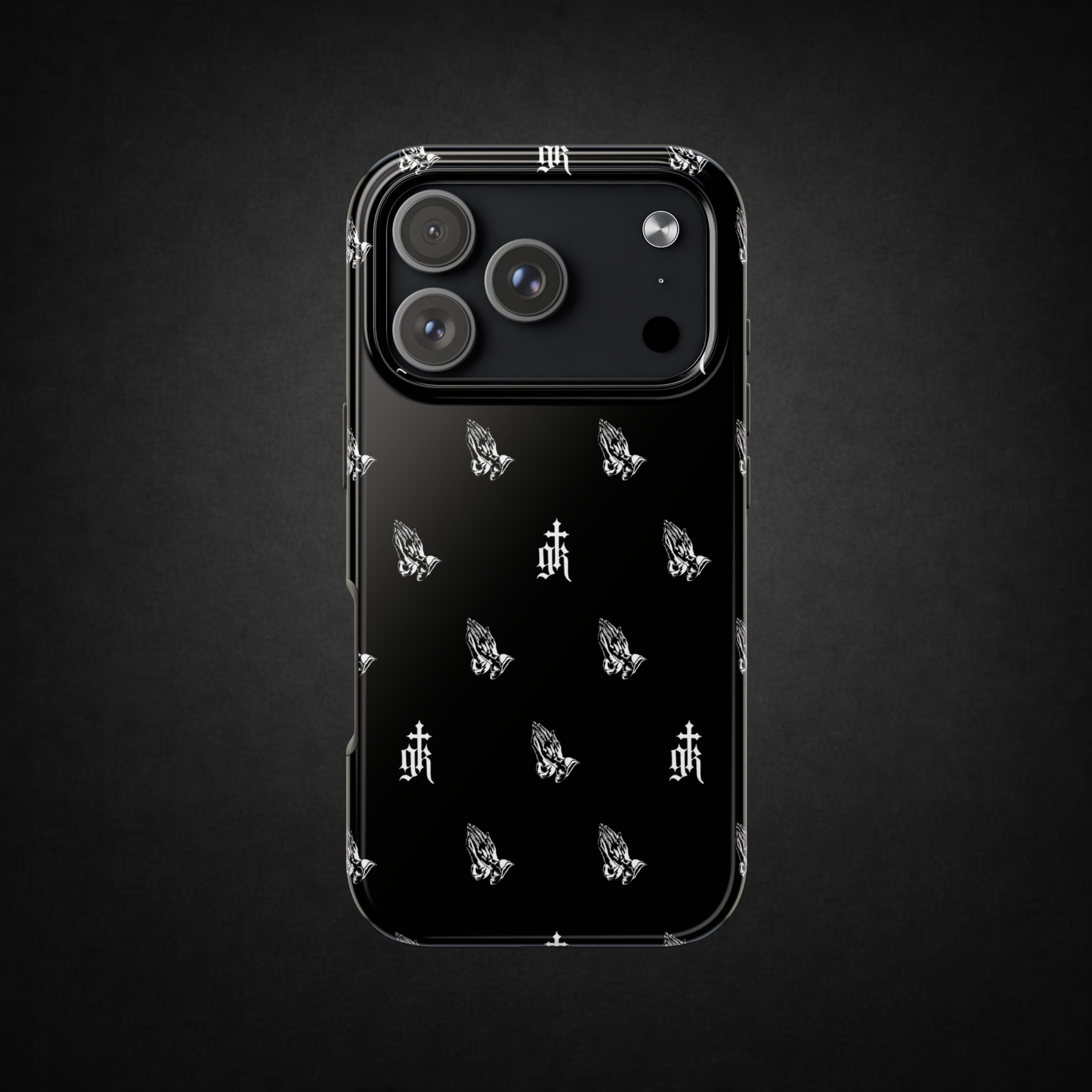 GK MONOGRAM DESIGN TOUGH PHONE CASE