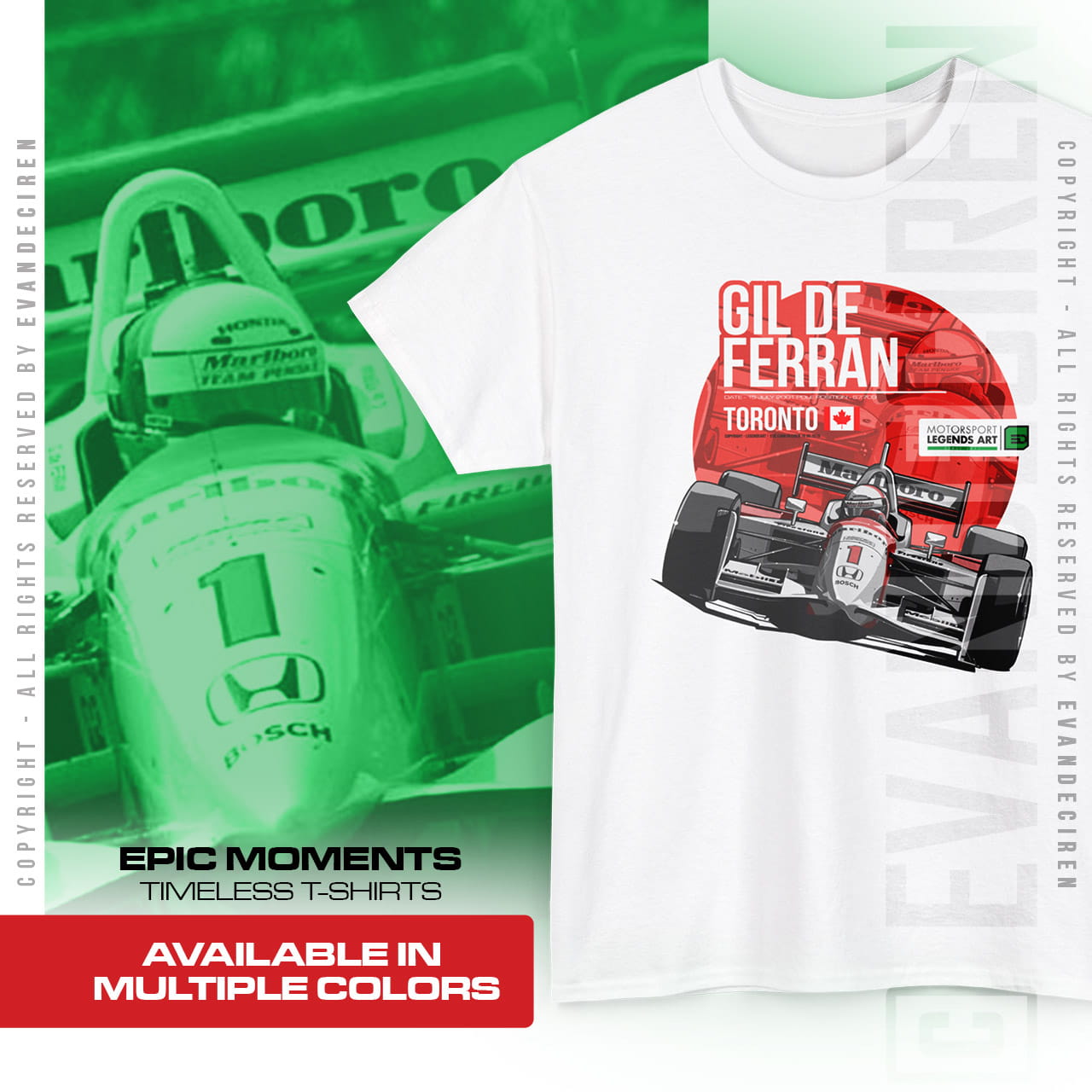 Gil de Ferran 2001 Legend Art | Toronto product thumbnail image Gil de Ferran 2001 Legend Art | Toronto product thumbnail image