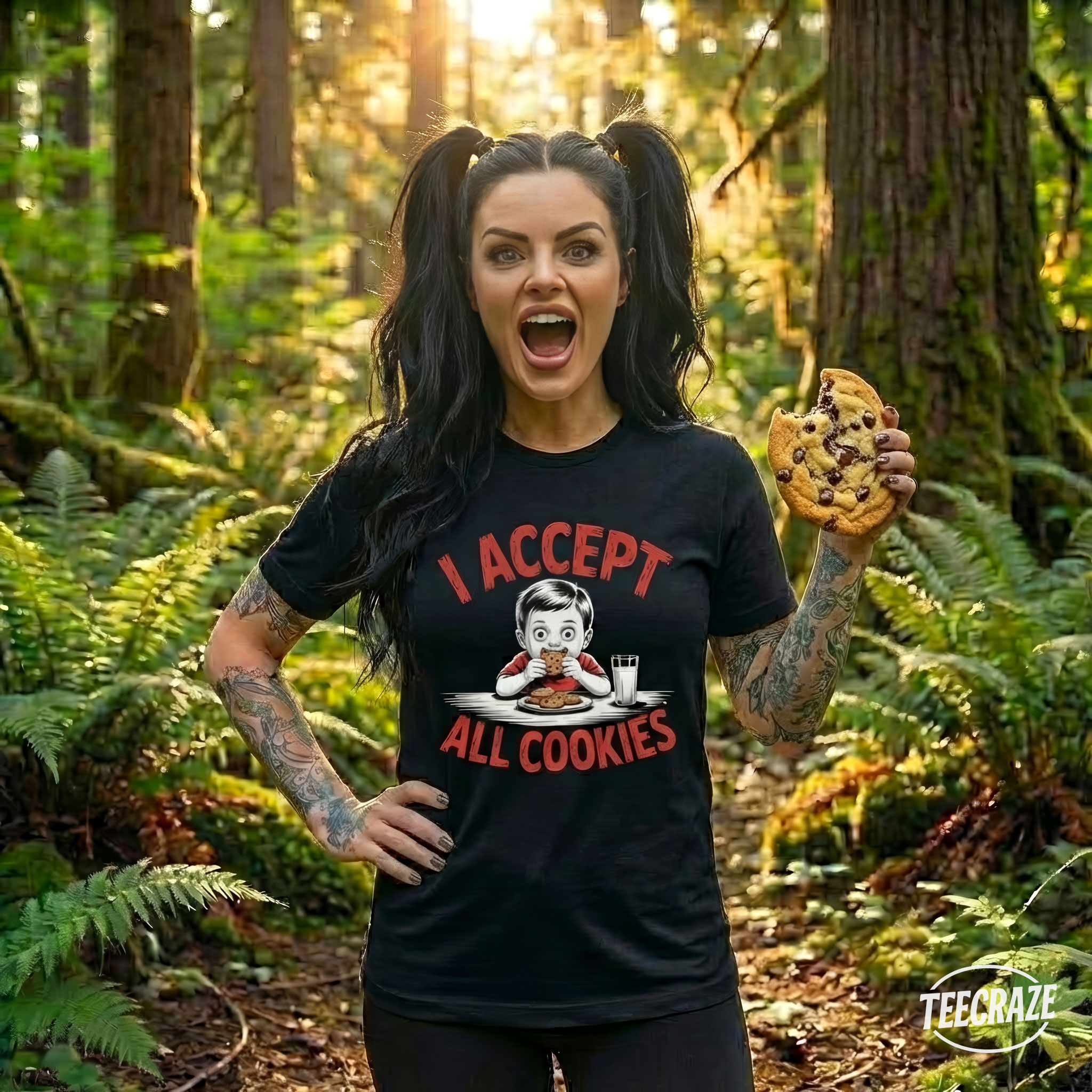 I Accept All Cookies – Dark Humor Internet Consent Unisex T-Shirt product thumbnail image I Accept All Cookies – Dark Humor Internet Consent Unisex T-Shirt product thumbnail image