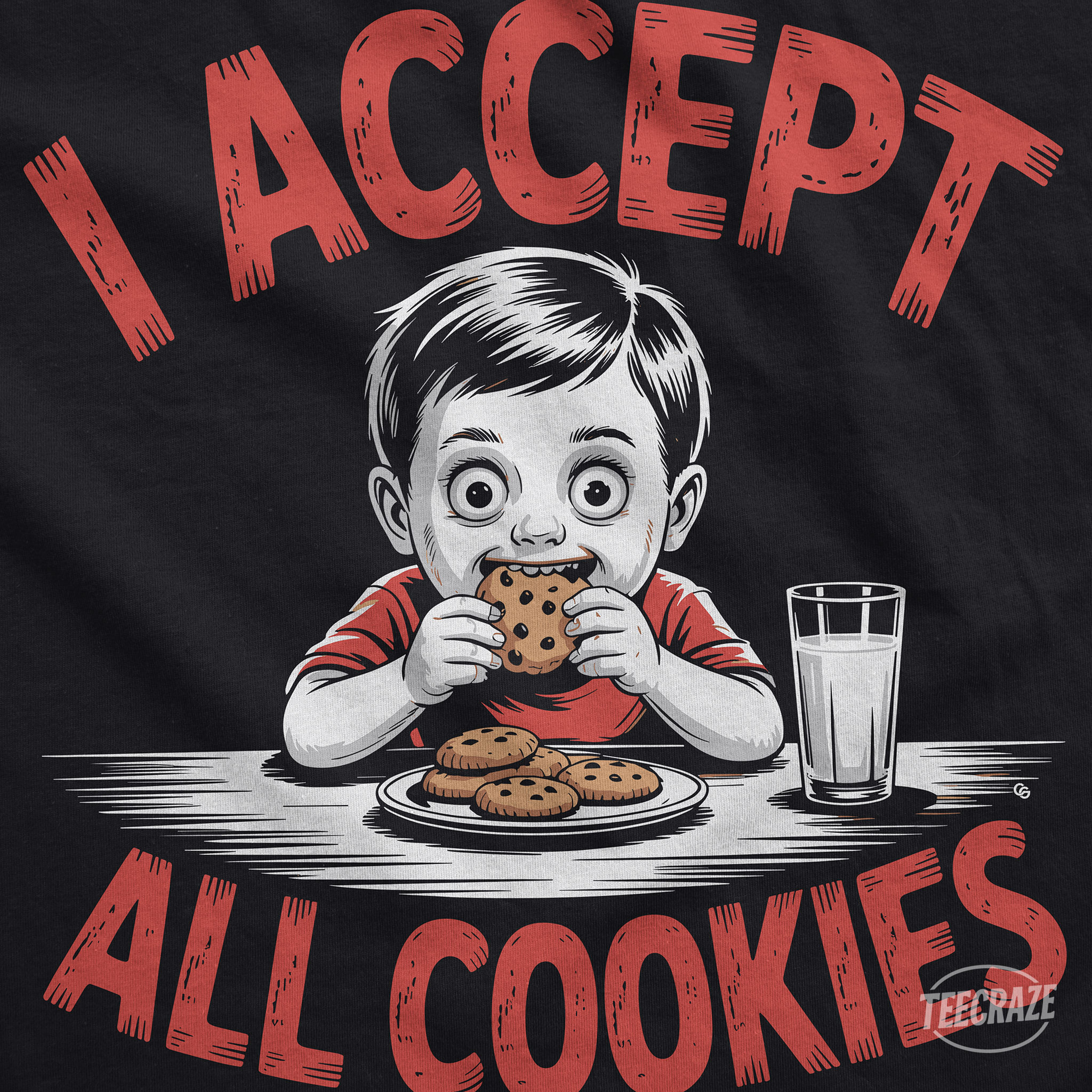 I Accept All Cookies – Dark Humor Internet Consent Unisex T-Shirt product thumbnail image I Accept All Cookies – Dark Humor Internet Consent Unisex T-Shirt product thumbnail image