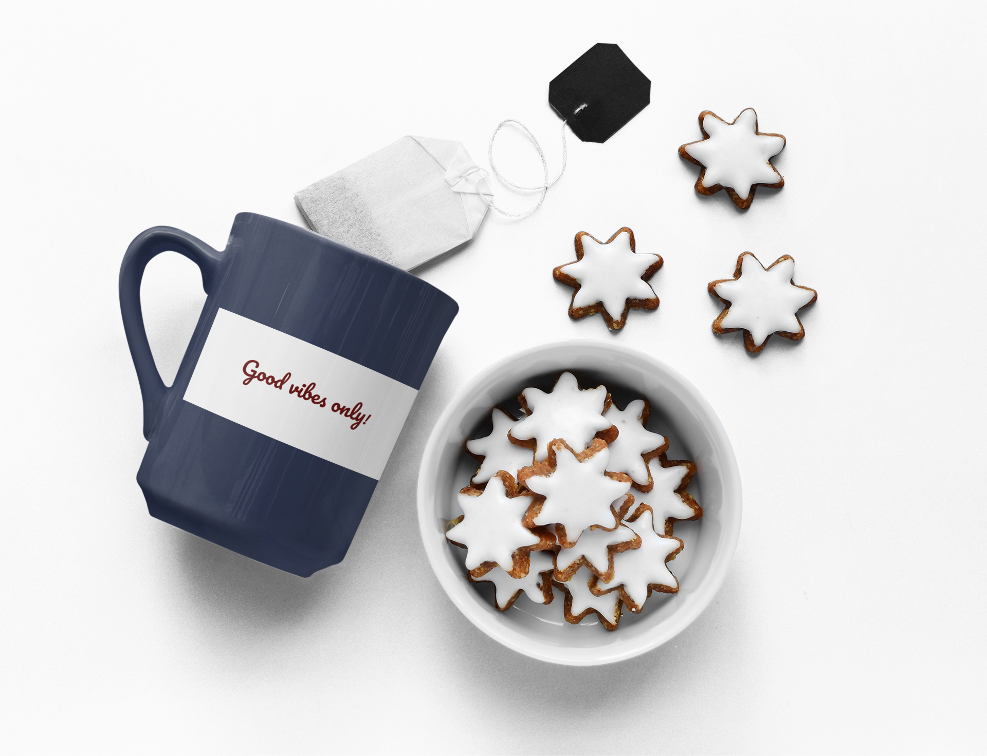 Good Vibes Only Accent Coffee Mug (11, 15oz) product thumbnail image Good Vibes Only Accent Coffee Mug (11, 15oz) product thumbnail image