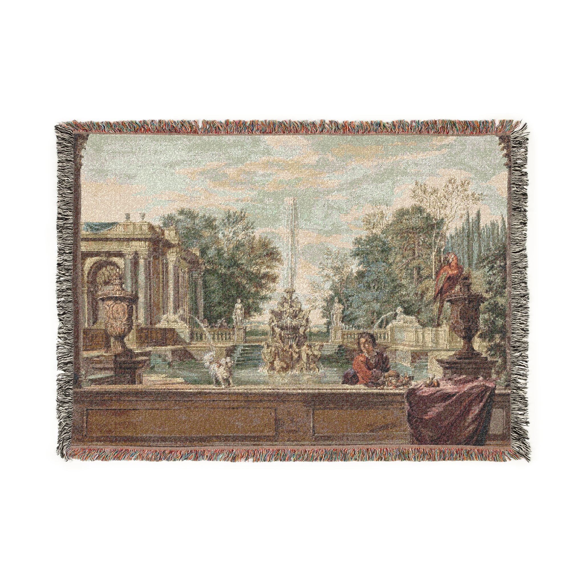 fountainfront peace woven tapestry blanket product thumbnail image