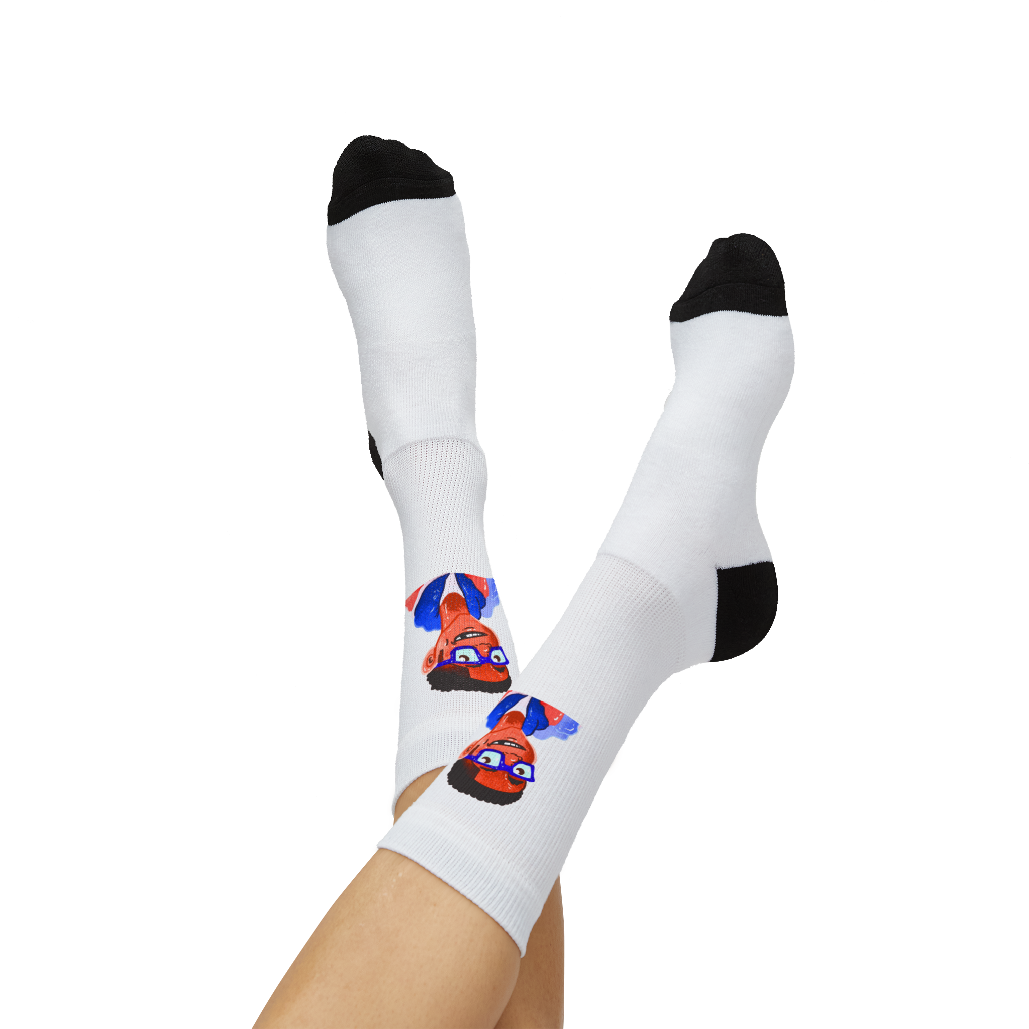 Jeremiah Cartoon Socks — Sublimation Socks product thumbnail image Jeremiah Cartoon Socks — Sublimation Socks product thumbnail image