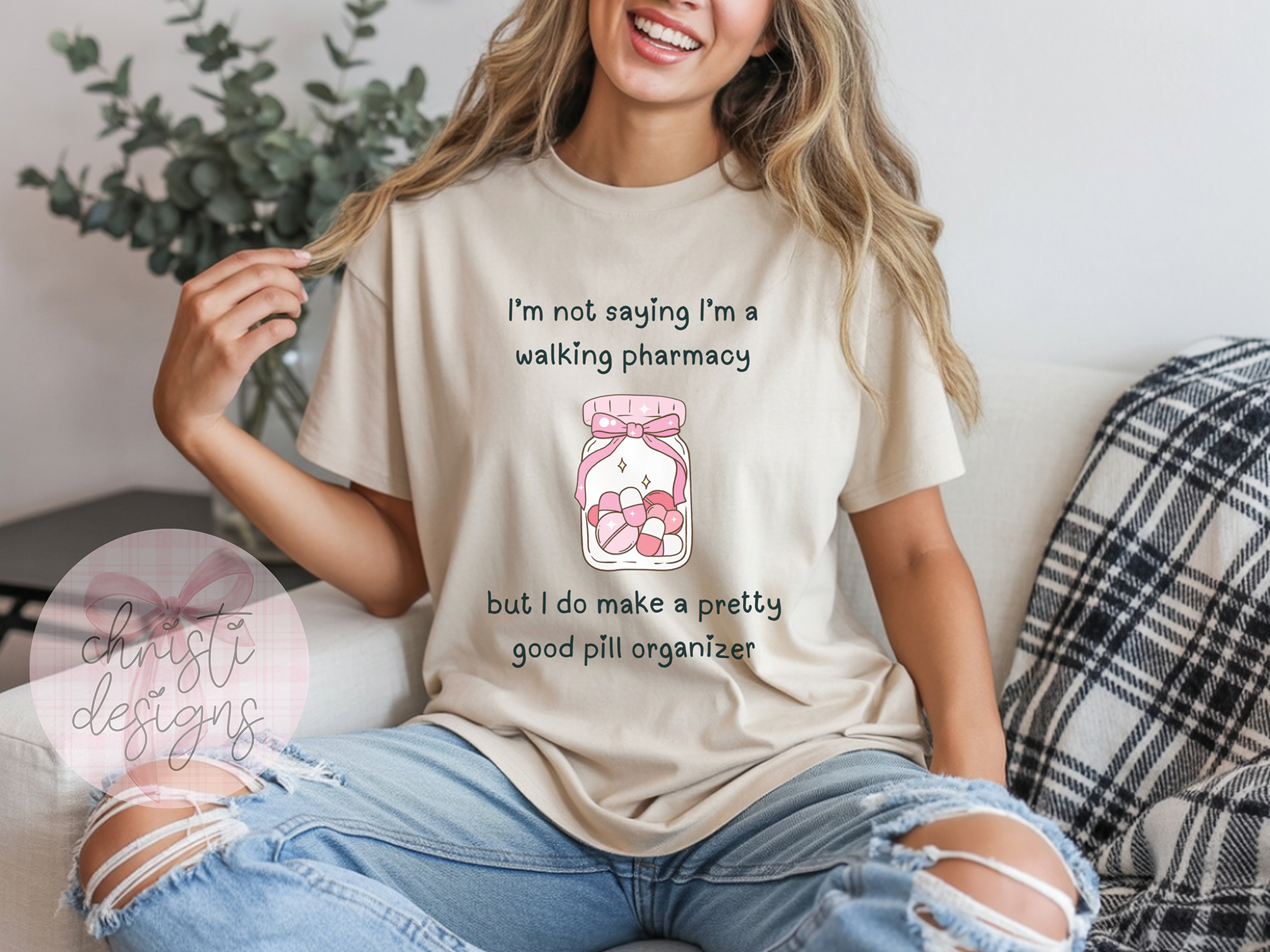 Funny Pill Organizer T-Shirt - Cute, Pharmacy Humor, Unisex Graphic Tee, Medicine Lover Shirt product thumbnail image Funny Pill Organizer T-Shirt - Cute, Pharmacy Humor, Unisex Graphic Tee, Medicine Lover Shirt product thumbnail image