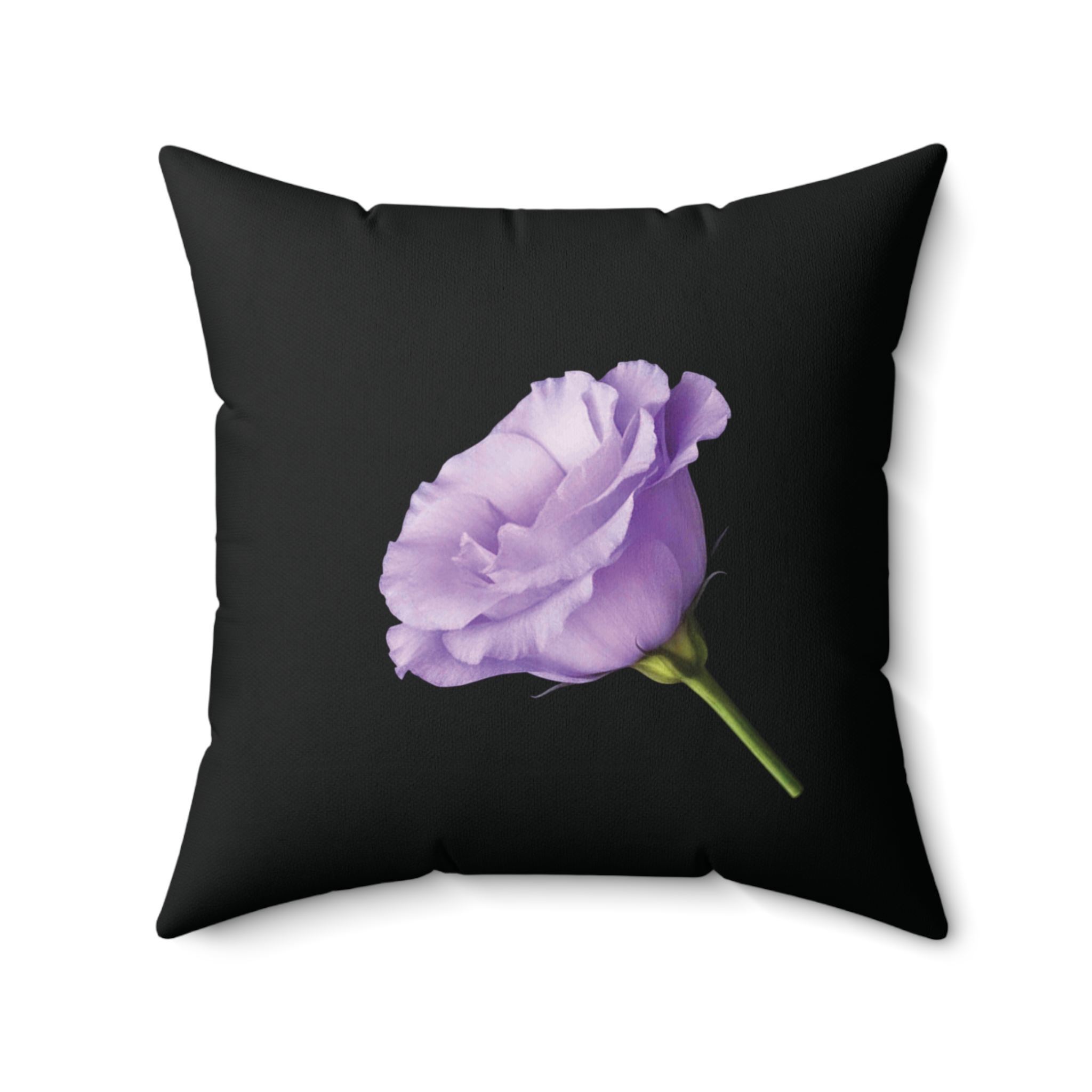 Lavender Lisianthus Pillow Spun Polyester Square Pillow | Floral Throw Cushion product thumbnail image Lavender Lisianthus Pillow Spun Polyester Square Pillow | Floral Throw Cushion product thumbnail image