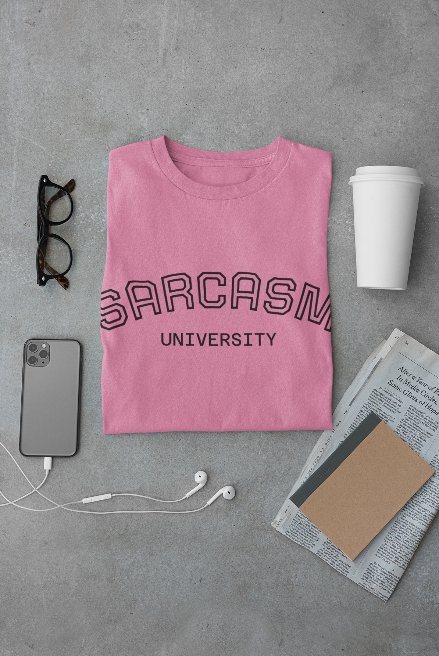 Sarcasm University Unisex Garment-Dyed Tank Top product thumbnail image Sarcasm University Unisex Garment-Dyed Tank Top product thumbnail image