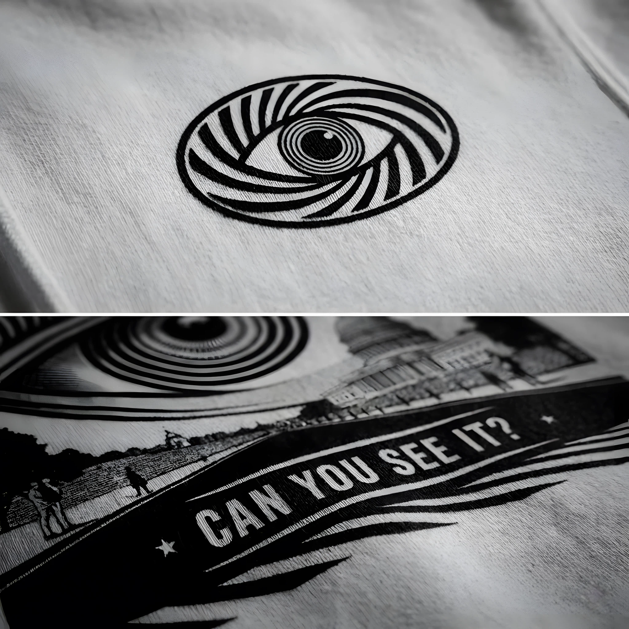The All Seeing Signal Hoodie | Capitol Eye Esoteric Streetwear Pullover  Description product thumbnail image