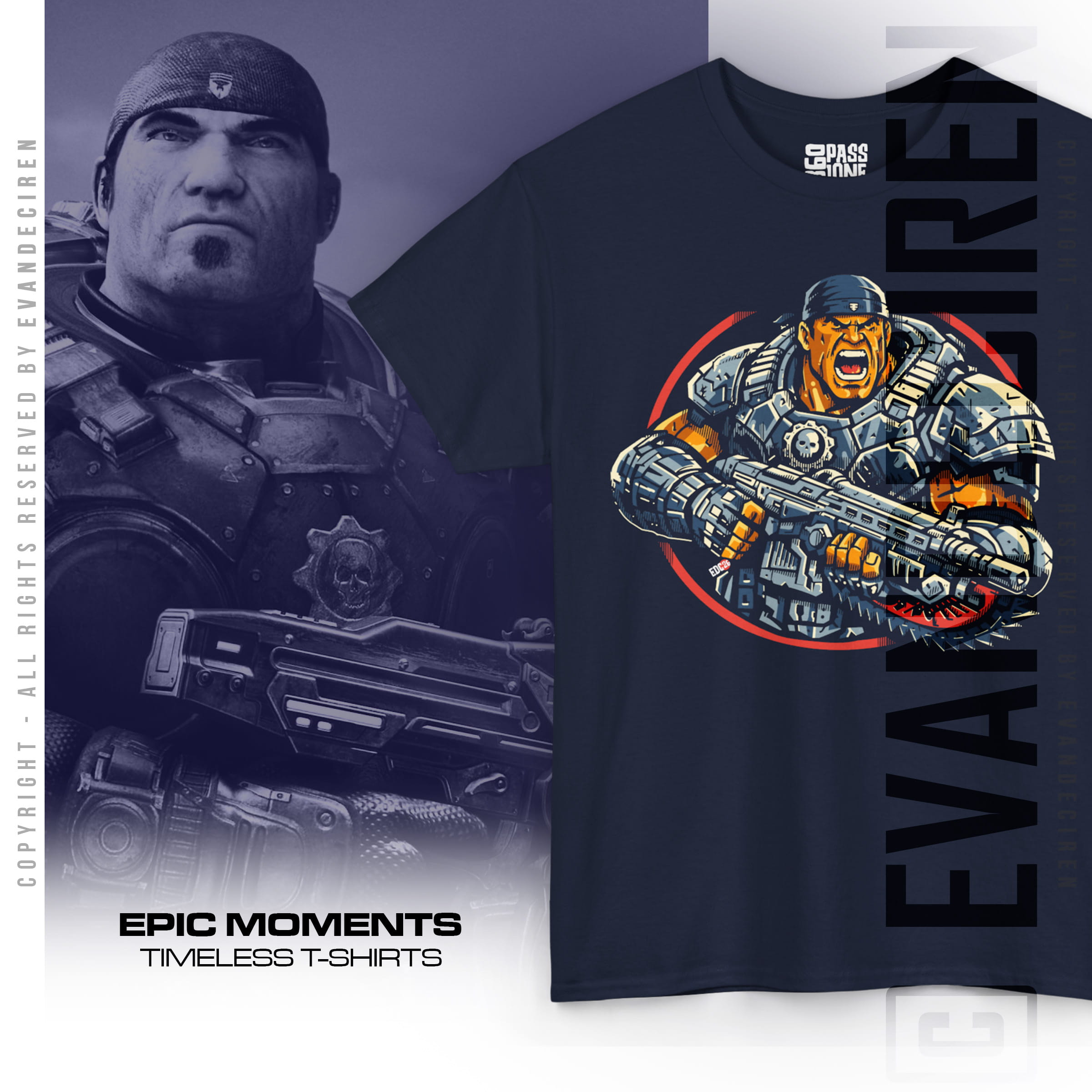 Gears of War | Marcus Fenix