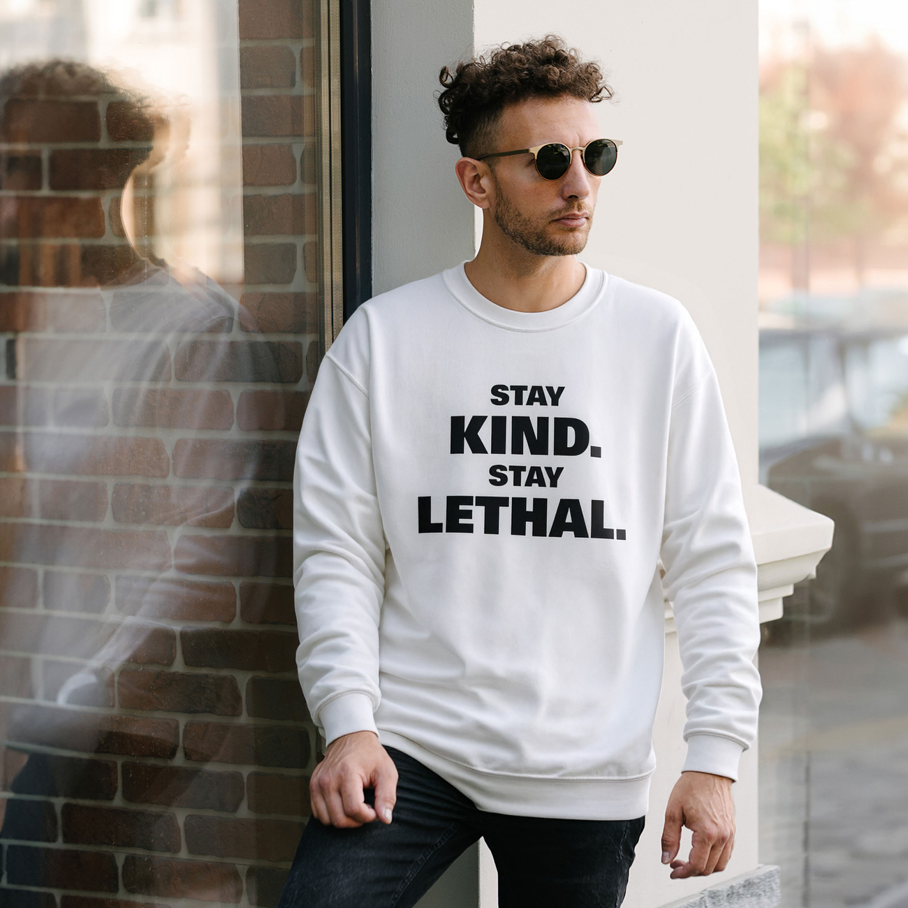 Stay Kind, Stay Lethal Sweatshirt product thumbnail image