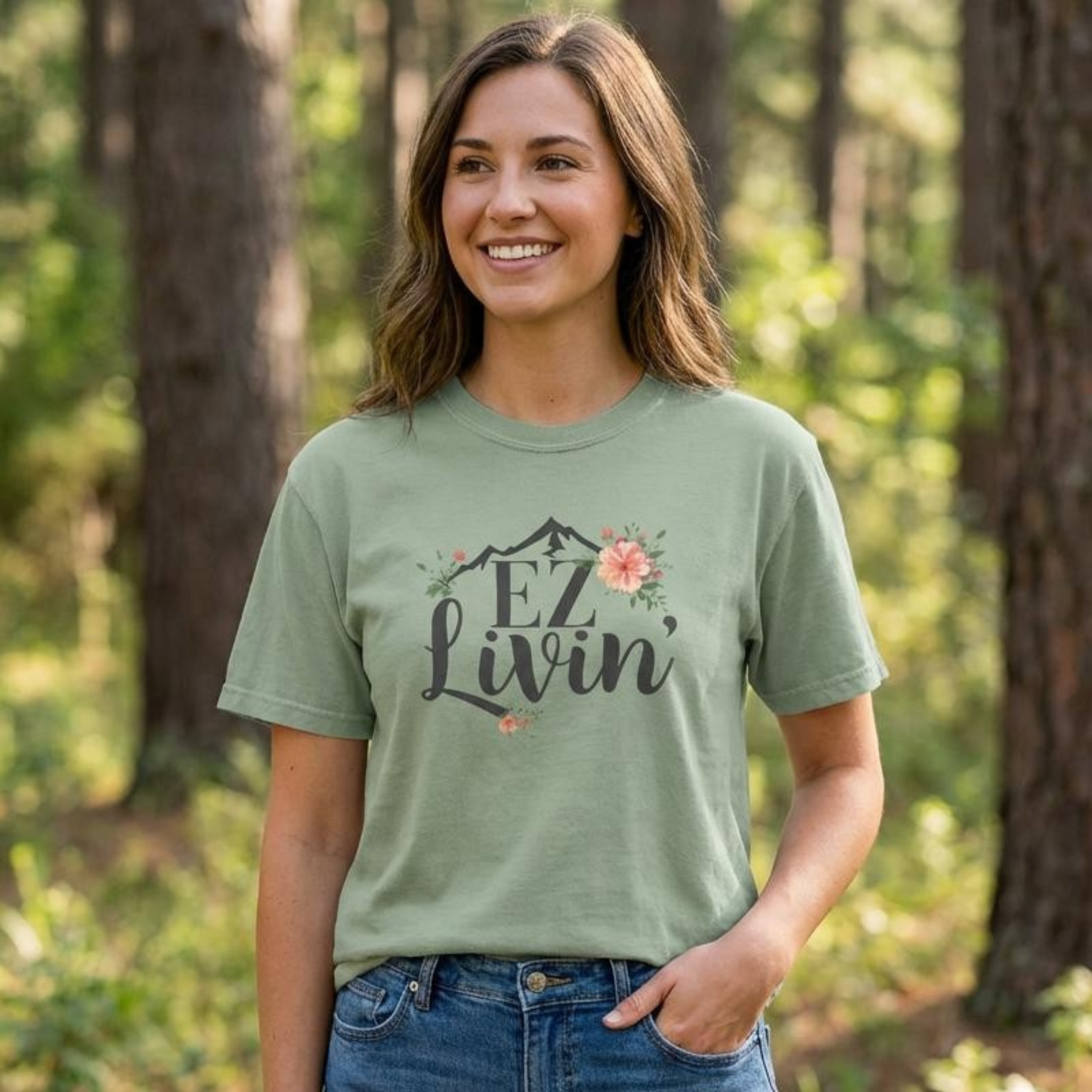 EZ Livin' T-Shirt — Mountain Graphic Tee product thumbnail image