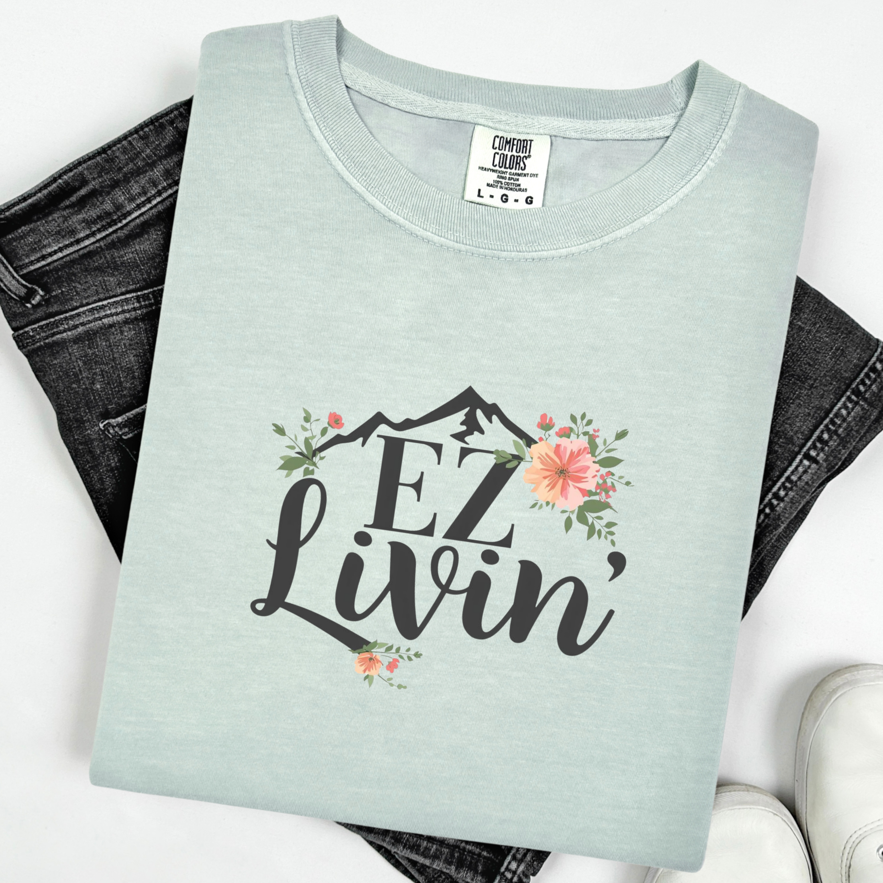 EZ Livin' T-Shirt — Mountain Graphic Tee product thumbnail image EZ Livin' T-Shirt — Mountain Graphic Tee product thumbnail image