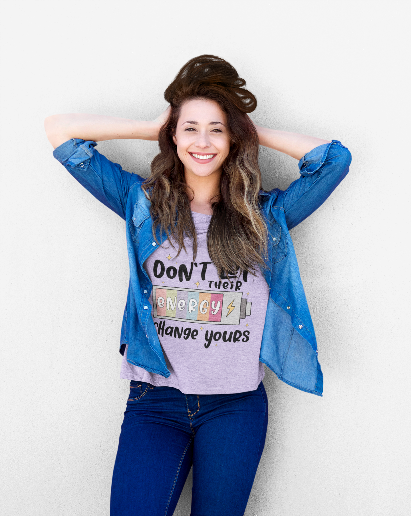 Don't Let Their Energy Change Yours Tee | Positive Energy Unisex T-Shirt product thumbnail image