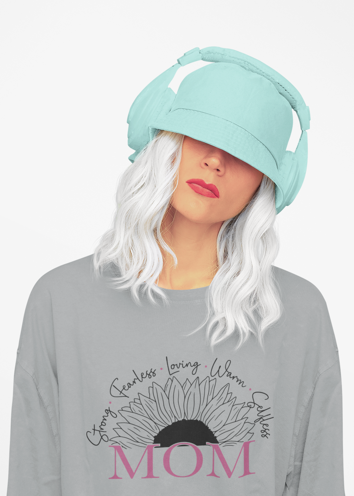 Mom Sunflower Tee — Floral 'MOM' Mother's Day Gift Shirt product thumbnail image