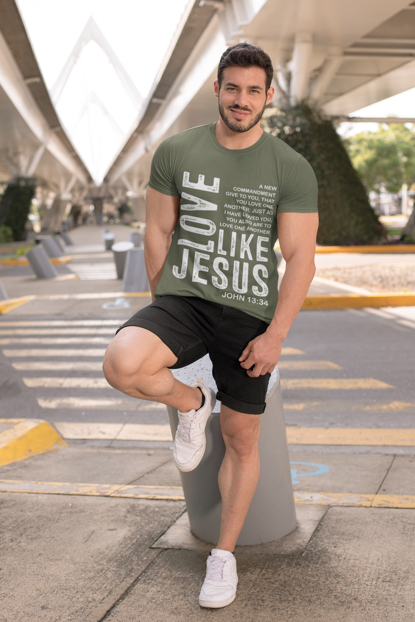 Love Like Jesus T-Shirt – John 13:34 Christian Faith Tee product thumbnail image