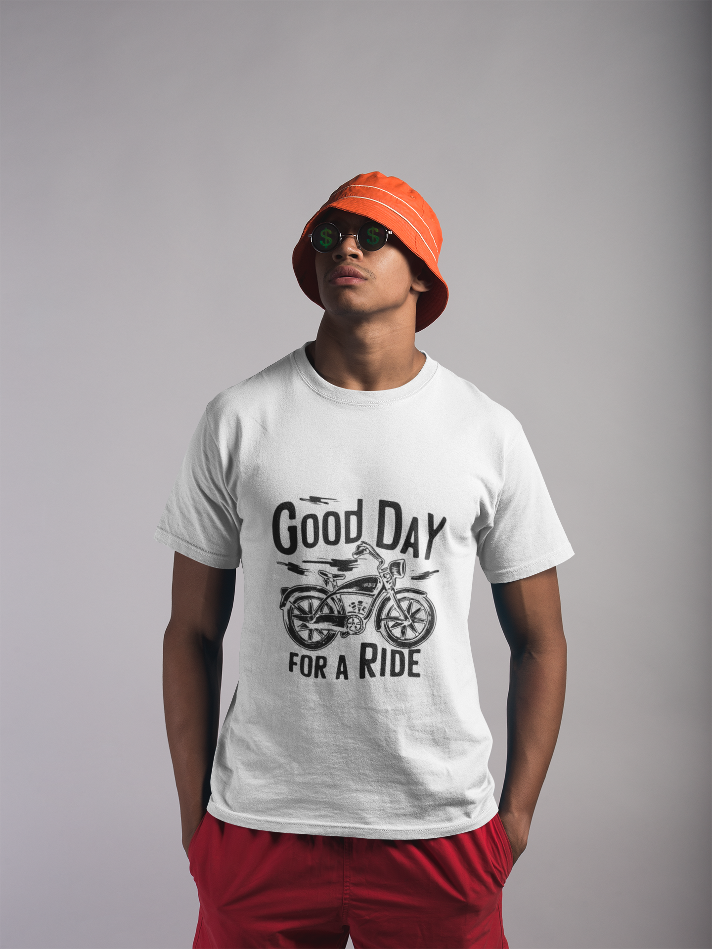 T-Shirt — "Good Day for a Ride" Vintage Motorcycle Tee product thumbnail image T-Shirt — "Good Day for a Ride" Vintage Motorcycle Tee product thumbnail image