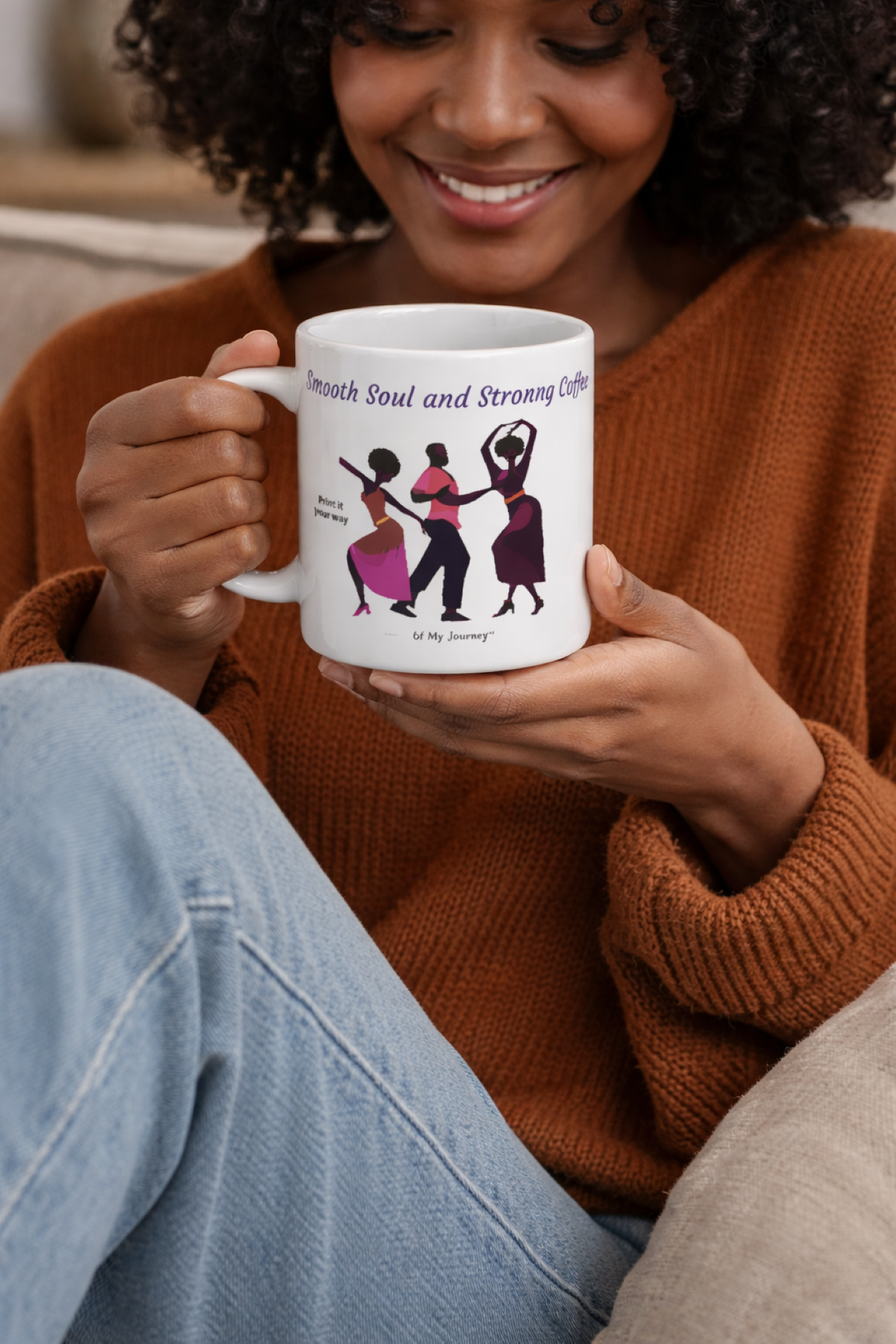 Personalized Relaxing Coffee Mug — Custom 15oz Ceramic Mug