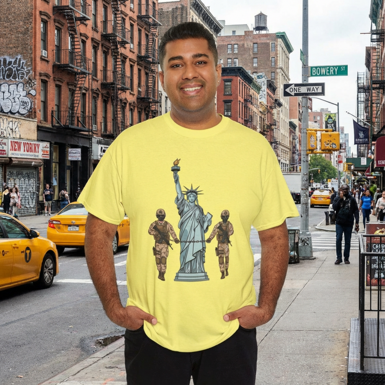 Liberty in Chains - Activist Streetwear Graphic Tee