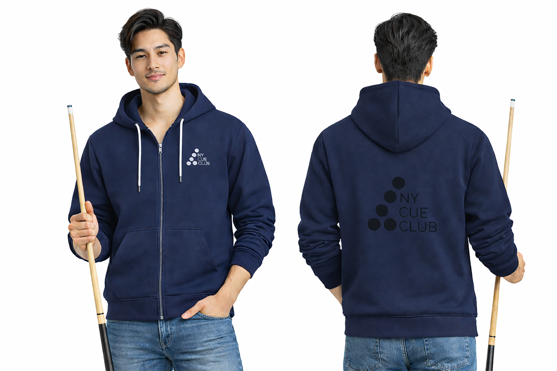 Full-Zip Hoodie — Logo Front &amp; Back product thumbnail image
