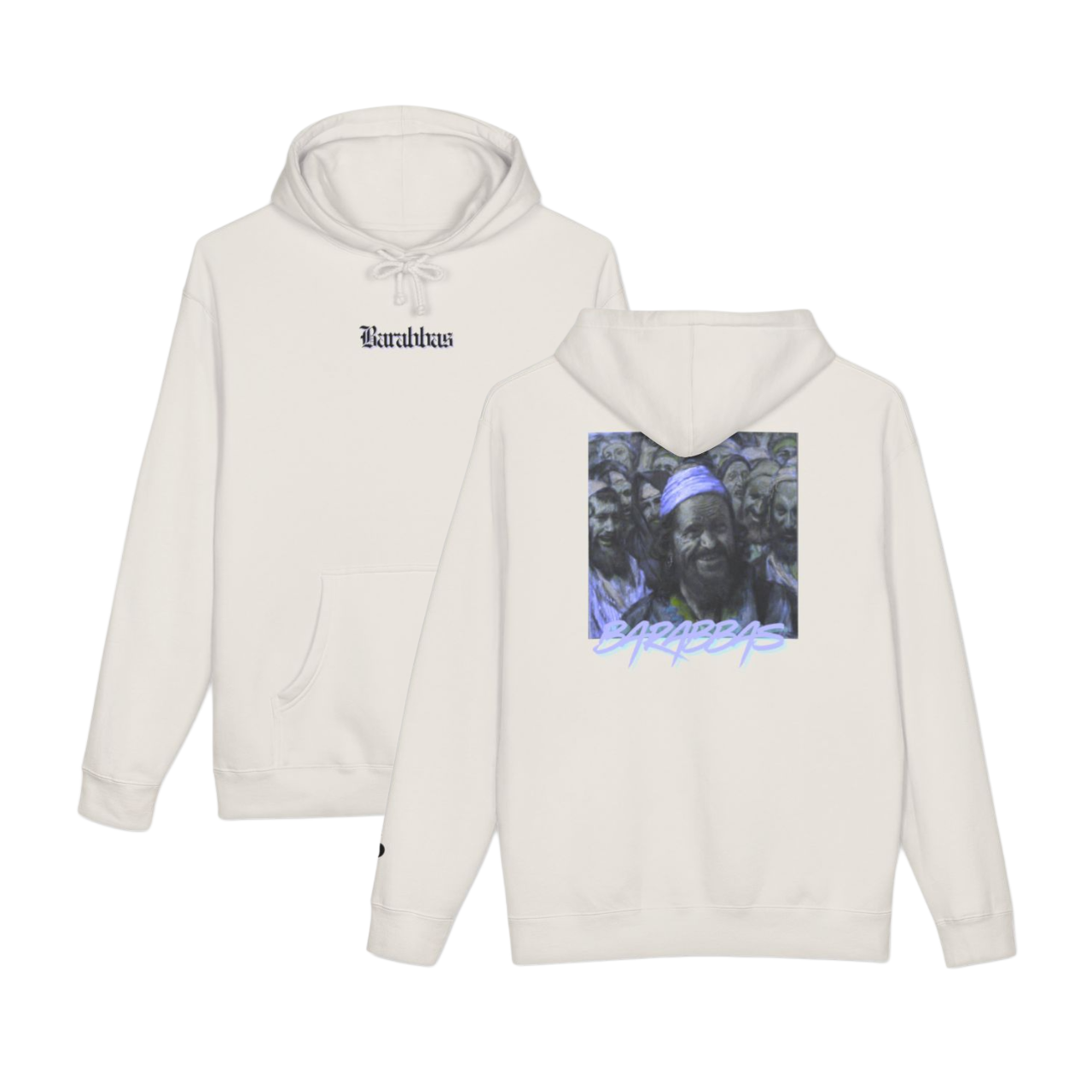 Soft 'Barabbas' Hoodie with back Graphics  product thumbnail image