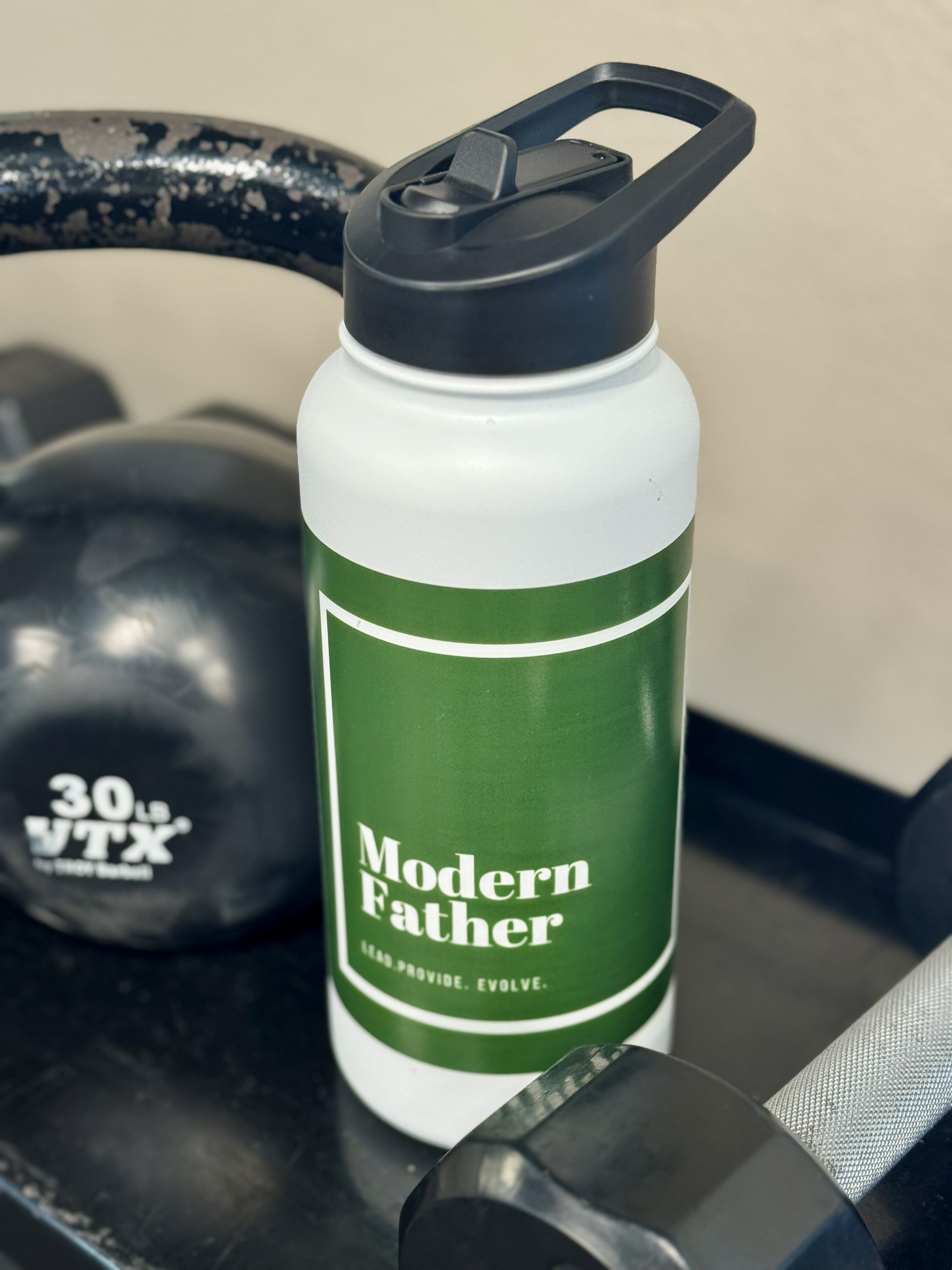 Modern Father™ 32oz Insulated Stainless Steel Bottle product thumbnail image Modern Father™ 32oz Insulated Stainless Steel Bottle product thumbnail image