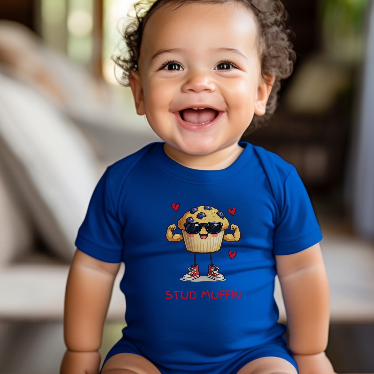 Stud Muffin Baby Bodysuit – Infant Onesie product thumbnail image