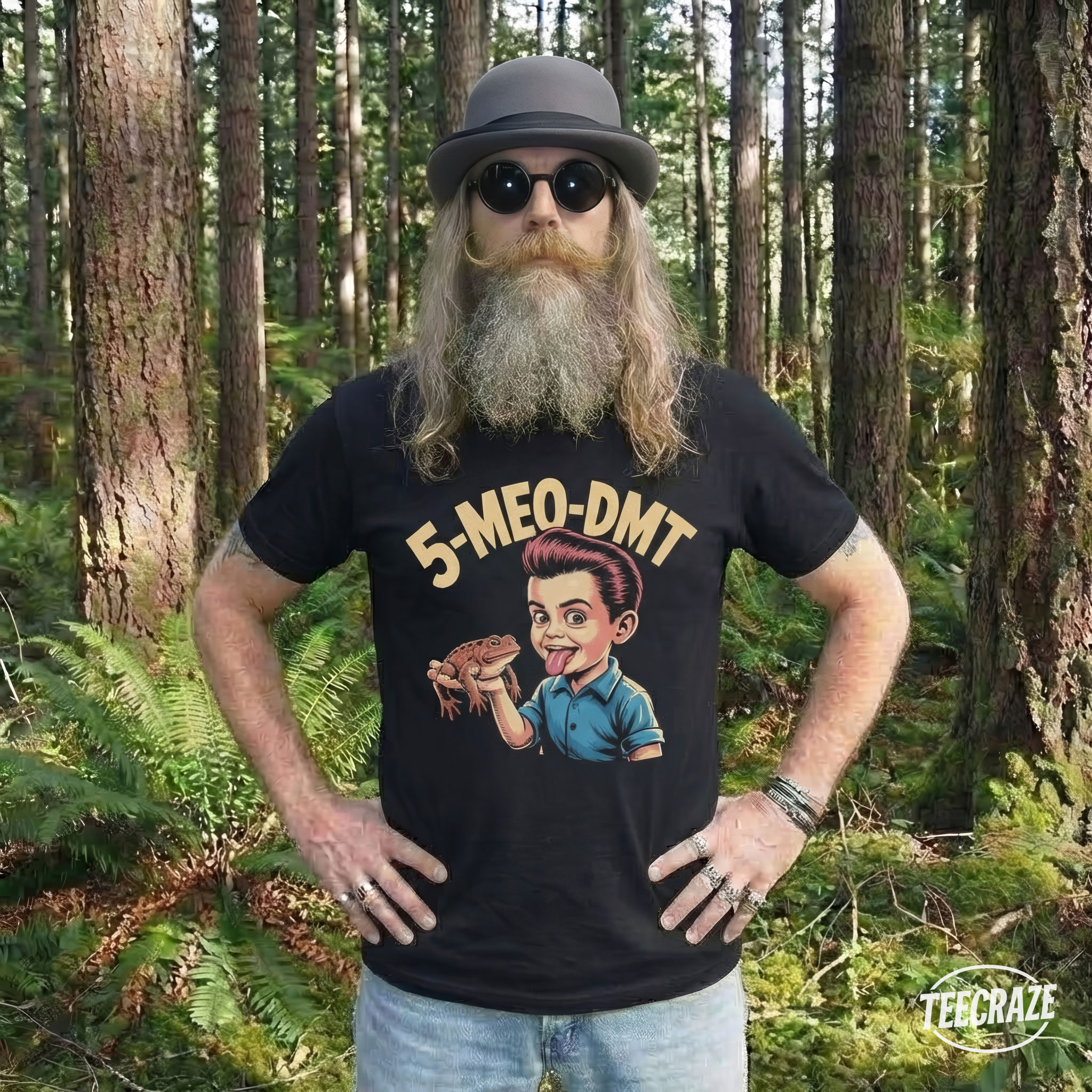 5-MEO-DMT – Psychedelic Playground Unisex T-Shirt product thumbnail image 5-MEO-DMT – Psychedelic Playground Unisex T-Shirt product thumbnail image