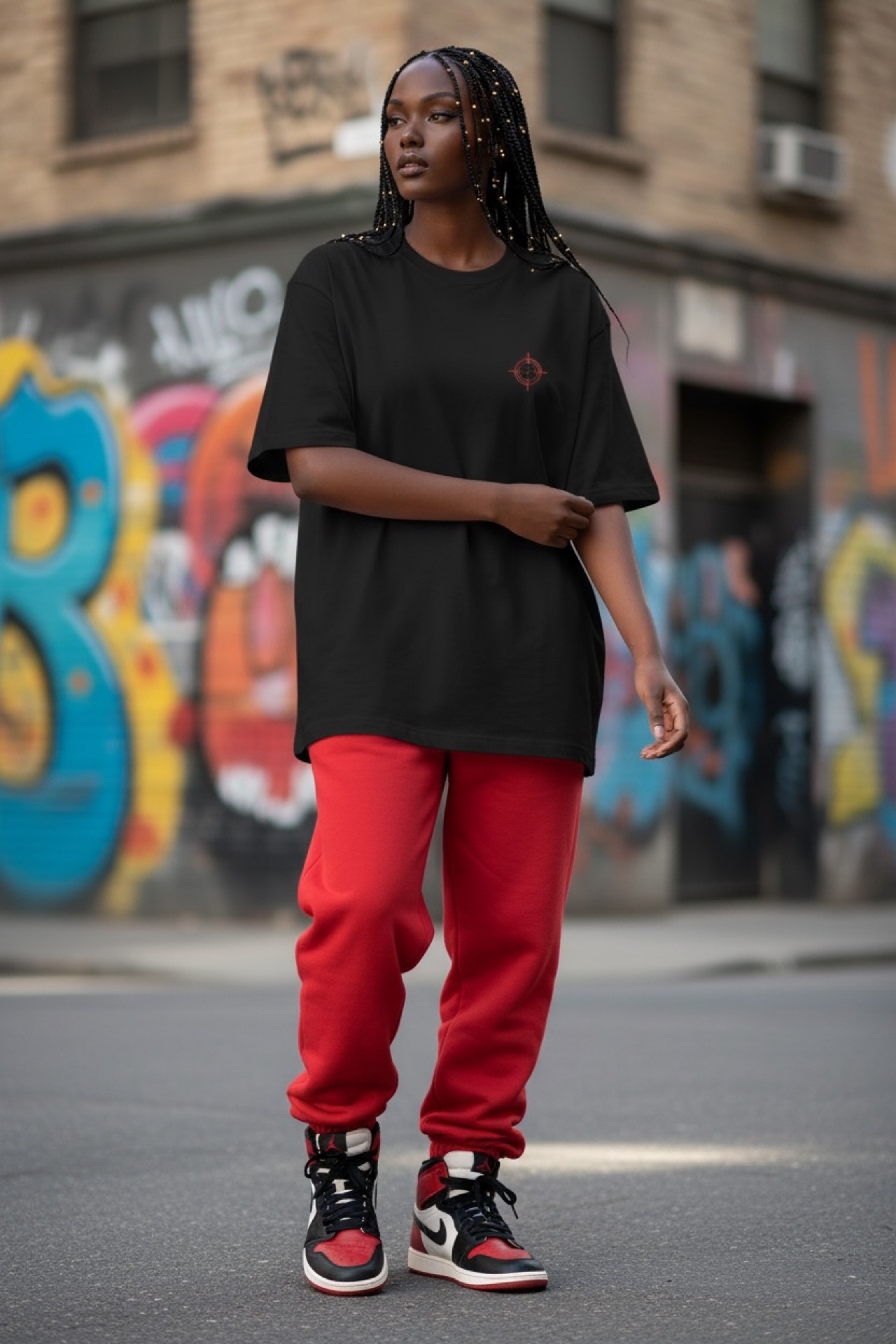 7 Lion Series Minimal Boxy Tee – “Hunted” product thumbnail image 7 Lion Series Minimal Boxy Tee – “Hunted” product thumbnail image