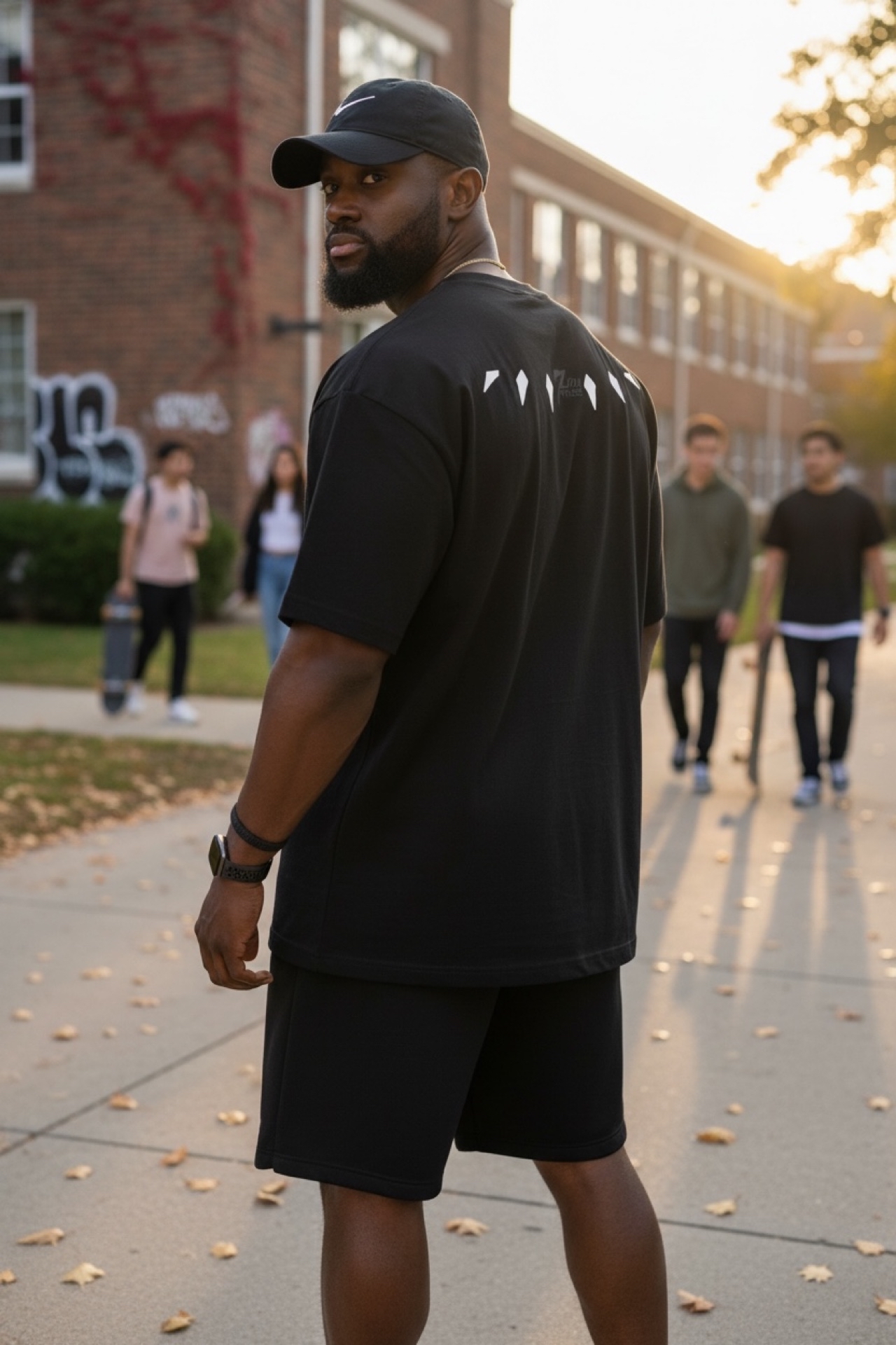 7 Lion Series Minimal Boxy Tee – “Hunted” product thumbnail image 7 Lion Series Minimal Boxy Tee – “Hunted” product thumbnail image