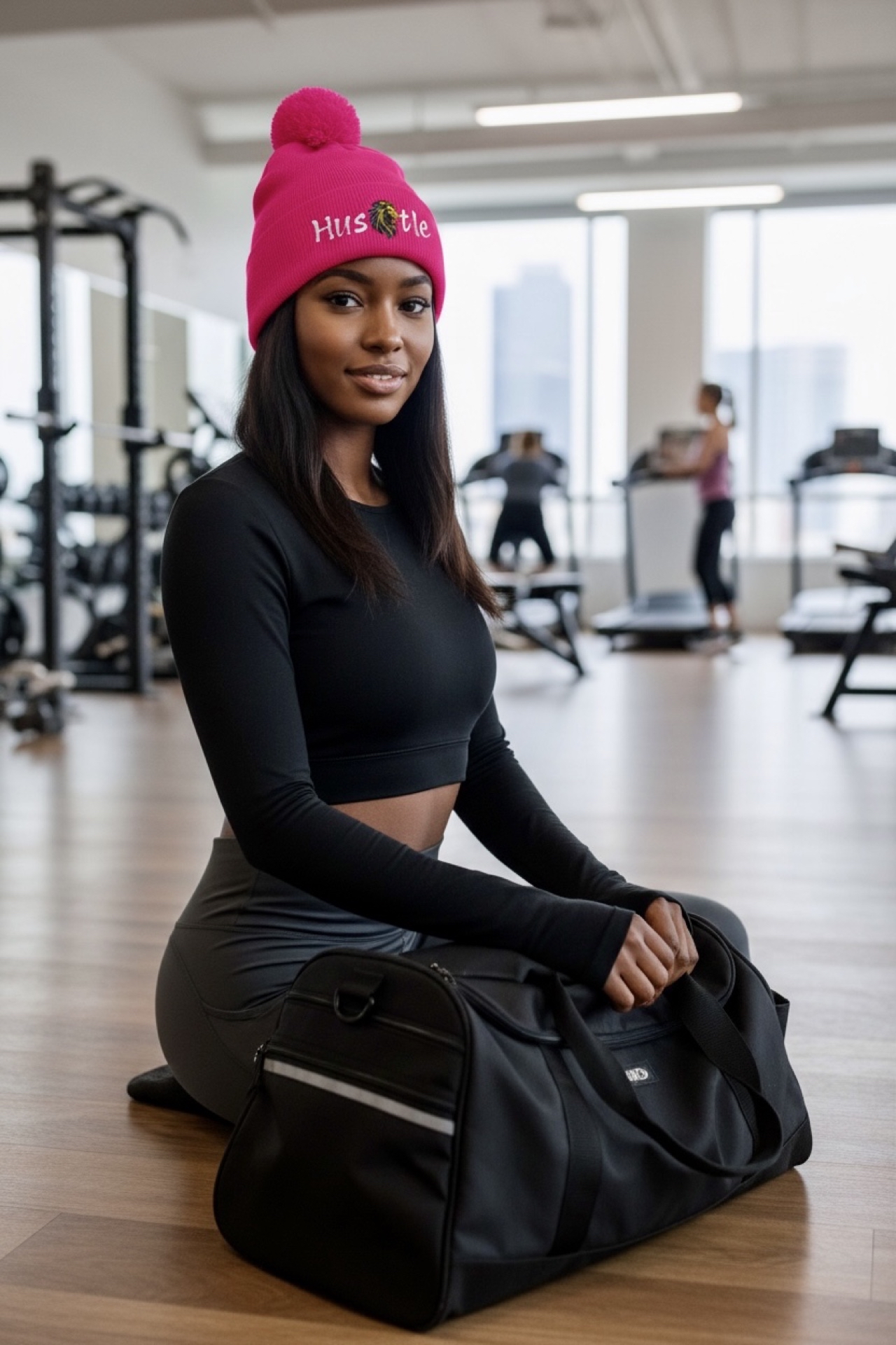 7 Lion Series Pom-Pom Cap – “Hustle” product thumbnail image 7 Lion Series Pom-Pom Cap – “Hustle” product thumbnail image