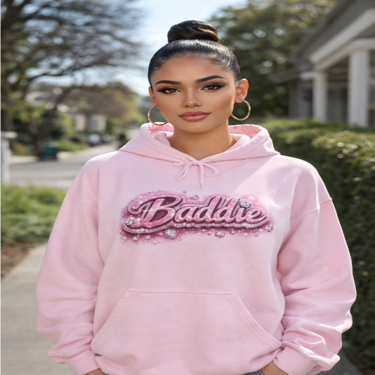 Baddie hoodie product thumbnail image Baddie hoodie product thumbnail image