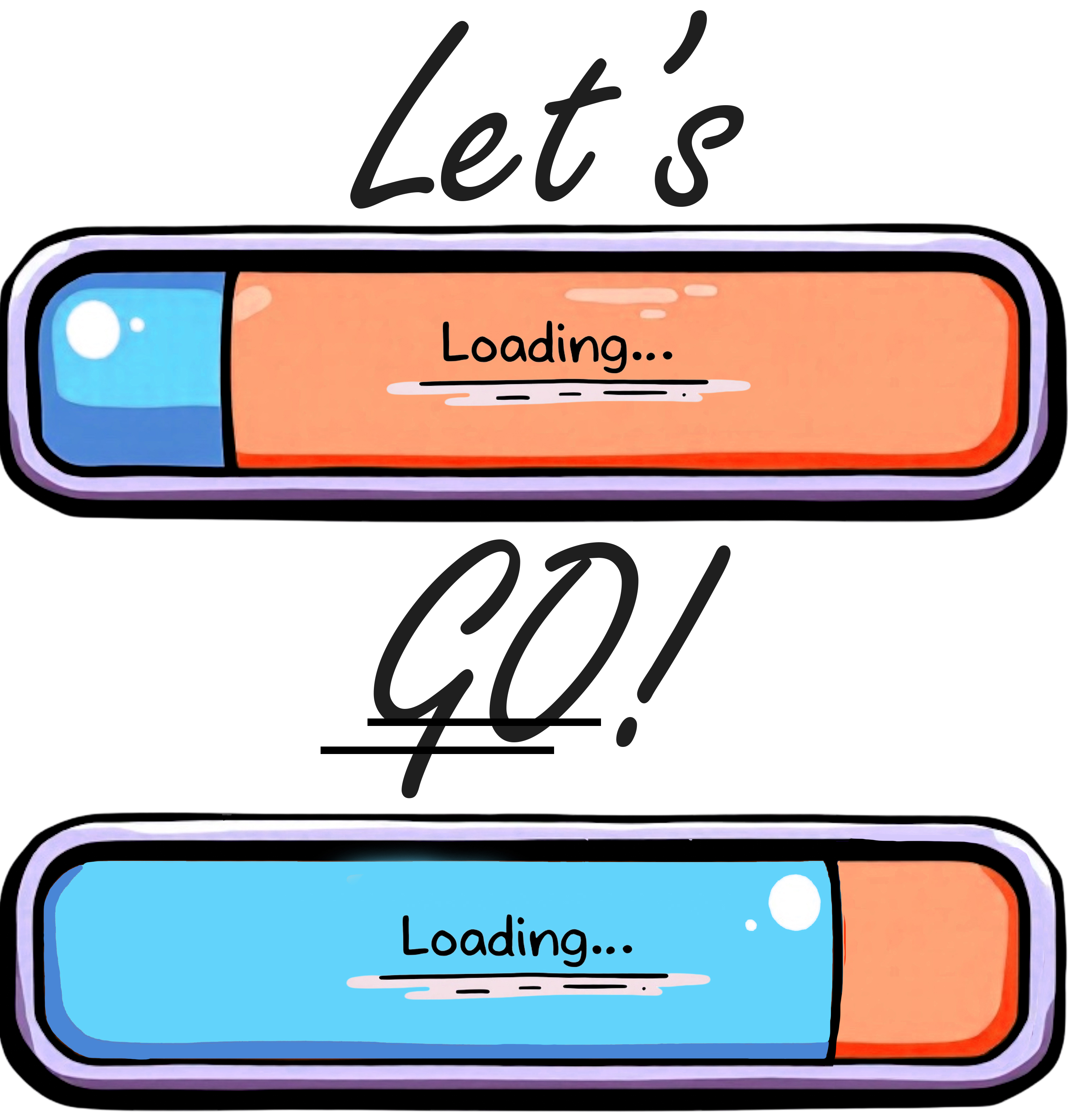 Let's GO - Kiss-Cut Vinyl Decal product thumbnail image Let's GO - Kiss-Cut Vinyl Decal product thumbnail image