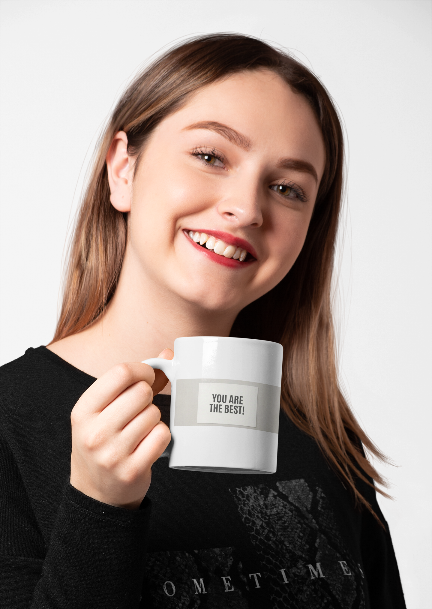 You Are The Best! Ceramic Mug — 11oz Inspirational Coffee Cup product thumbnail image