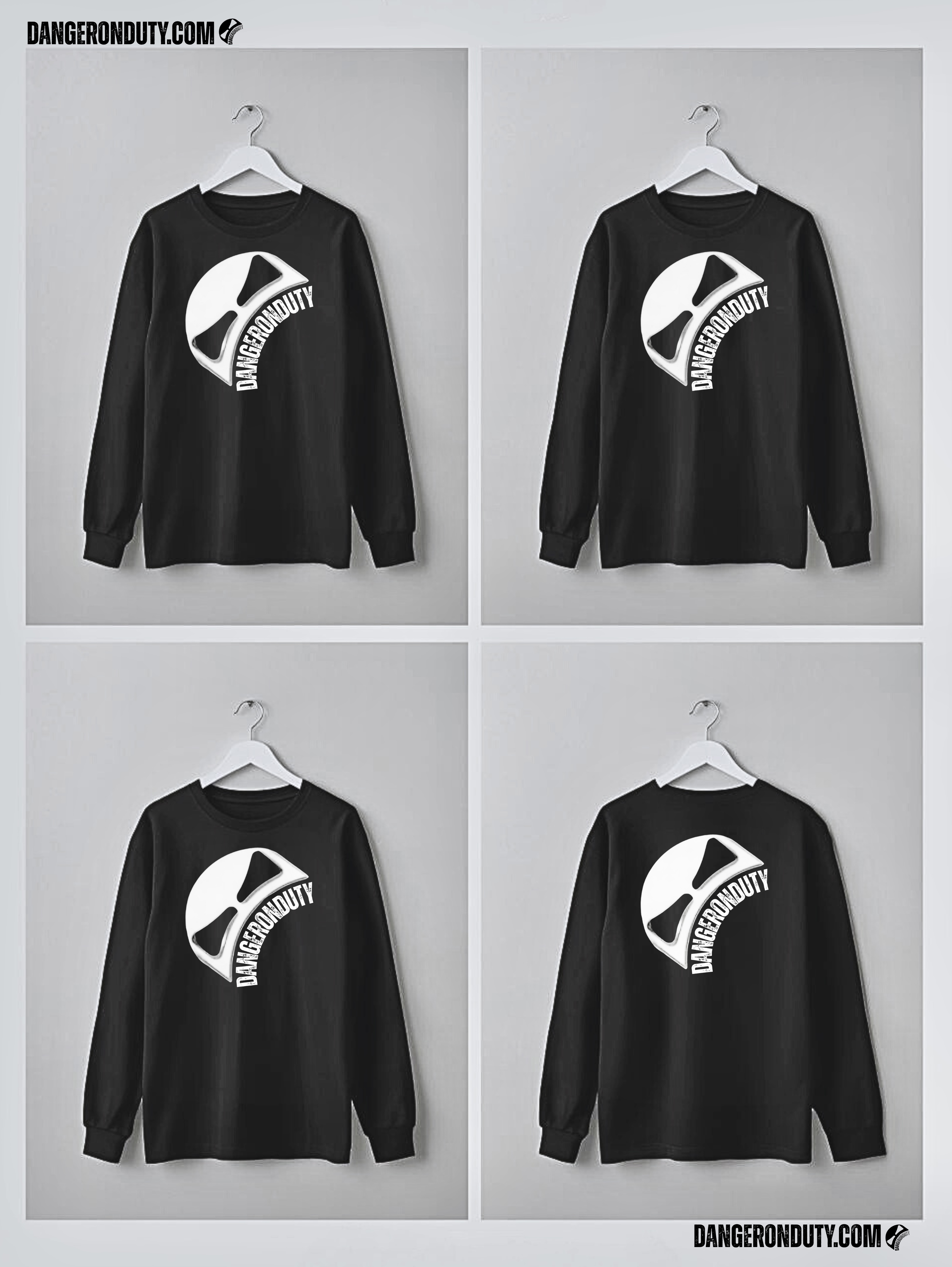 Sheriff Store SheriffStores.com "Danger On Duty" Long Sleeve Tee