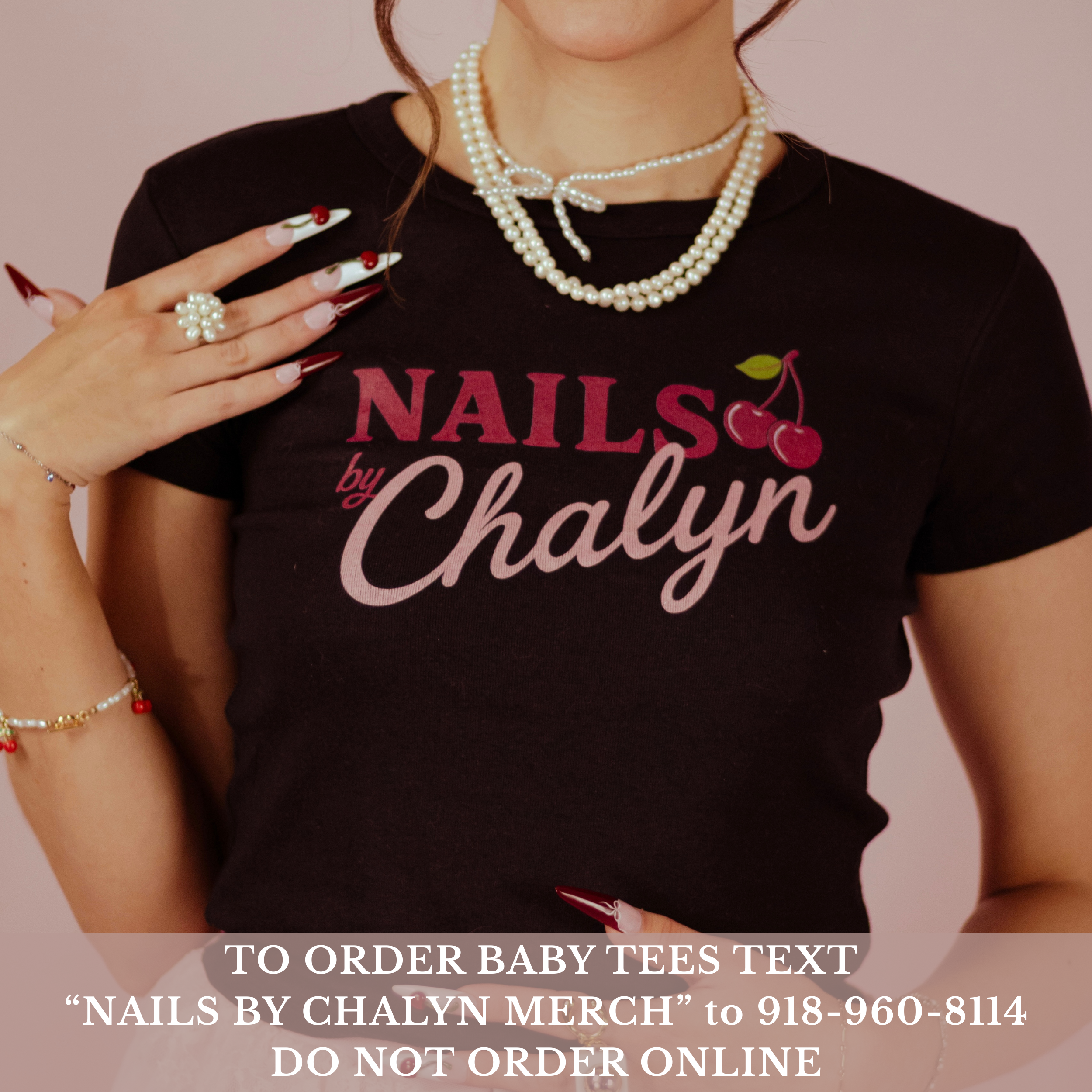 Nails by Chalyn Logo Tee; Bella &amp; Canvas Baby Tee