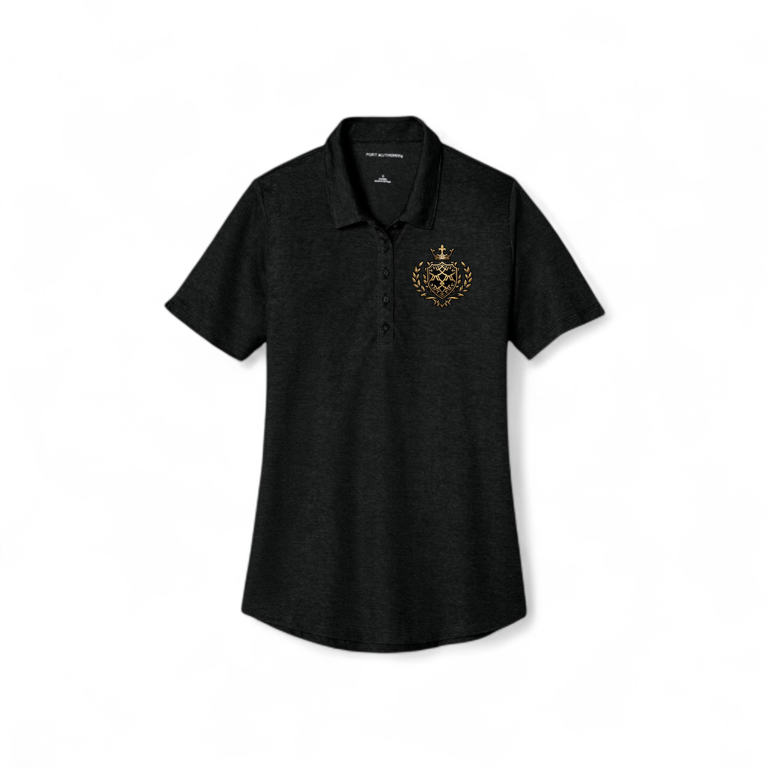 Embroidered Floral Crest Ladies Polo — Classic Work & Event Uniform product thumbnail image Embroidered Floral Crest Ladies Polo — Classic Work & Event Uniform product thumbnail image