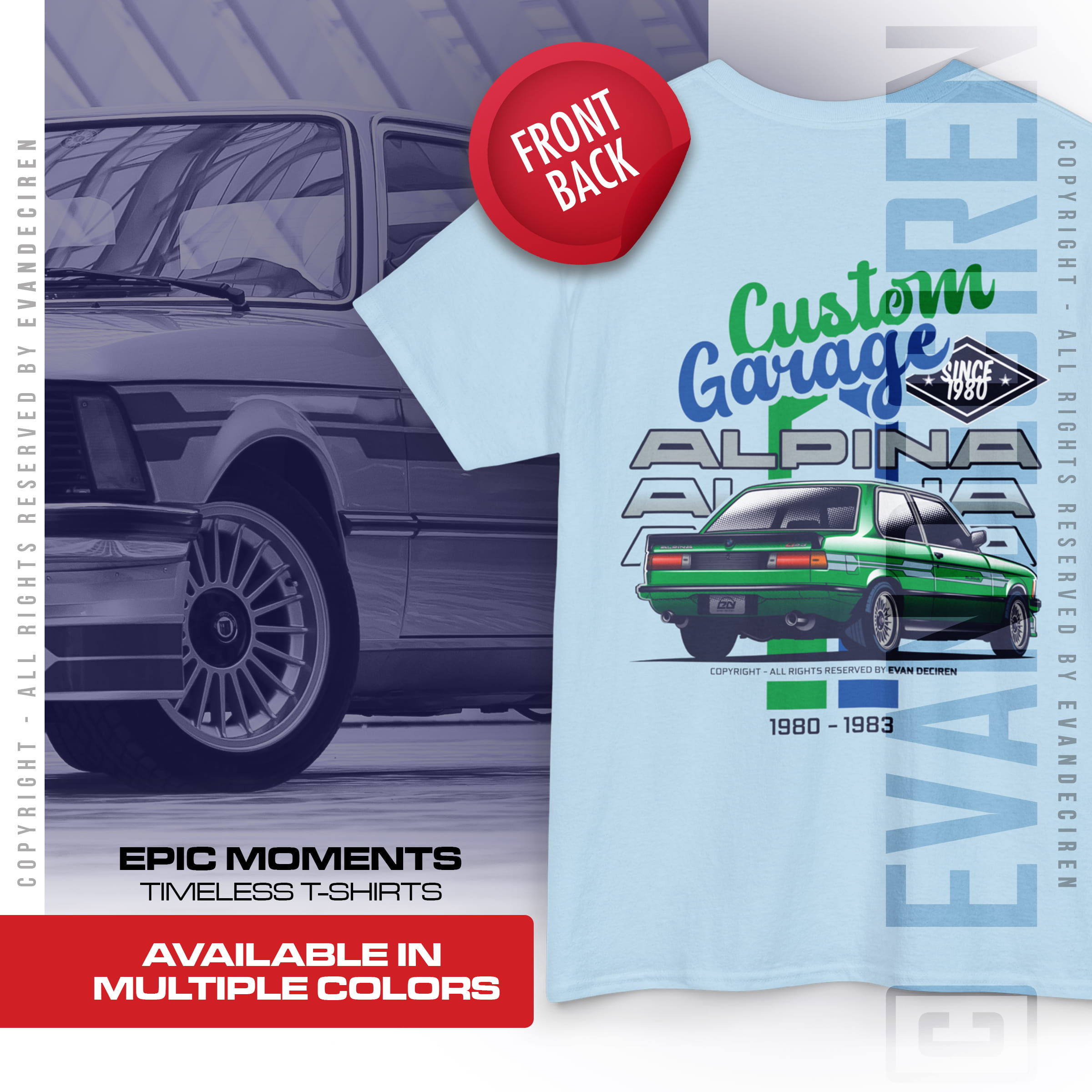 Custom Garage | BMW Alpina | 1980-1983 product thumbnail image Custom Garage | BMW Alpina | 1980-1983 product thumbnail image