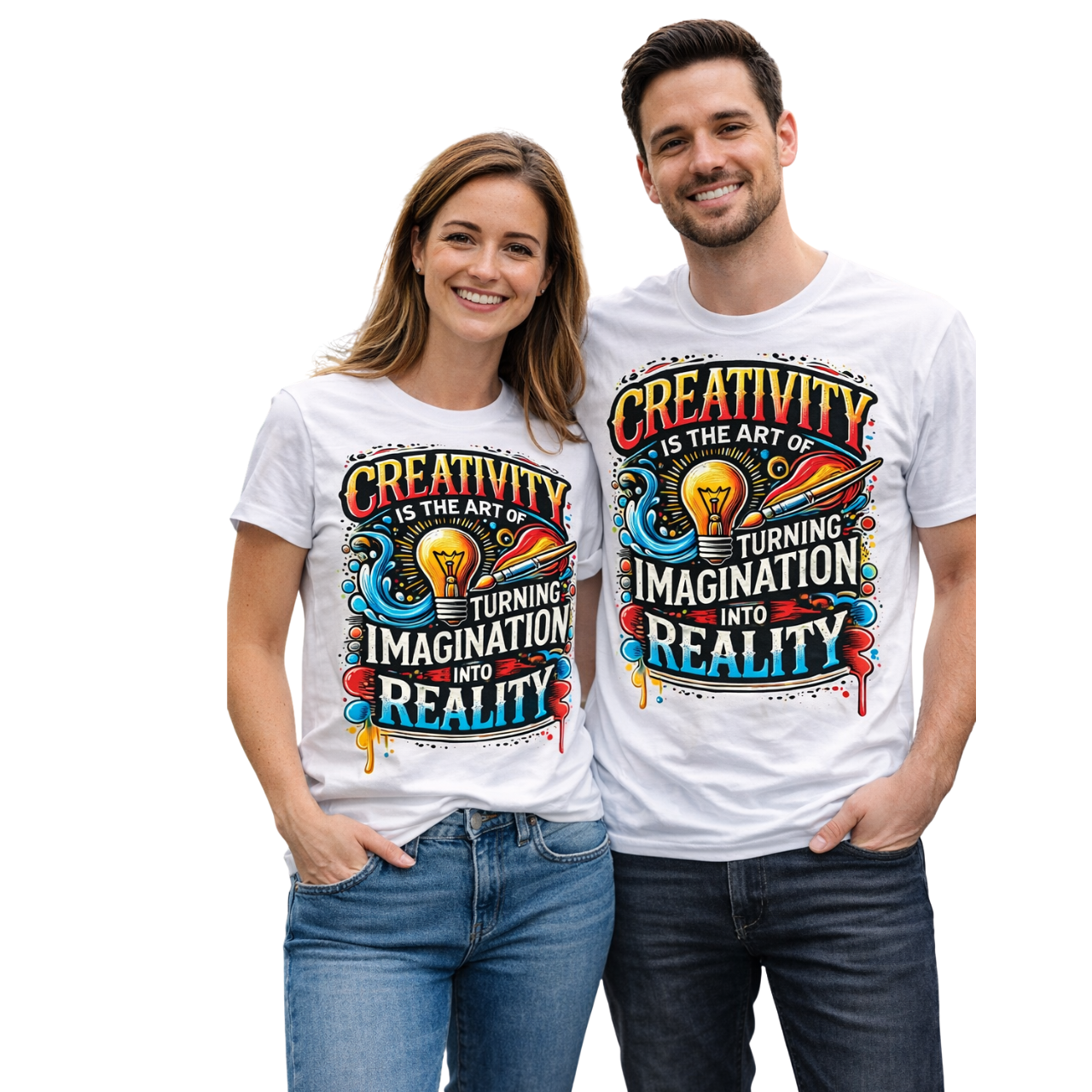 Creativity Is the Art T-Shirt — Turning Imagination Into Reality Graphic Tee Women product thumbnail image
