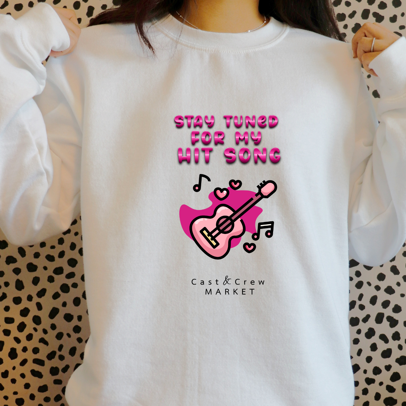 "Stay Tuned For My Hit Song" Girls Long Sleeve Tee - The Perfect Gift for Young Female Lyric Writers / Songwriters, Young Guitar Players, Music Lovers, Singers product thumbnail image "Stay Tuned For My Hit Song" Girls Long Sleeve Tee - The Perfect Gift for Young Female Lyric Writers / Songwriters, Young Guitar Players, Music Lovers, Singers product thumbnail image