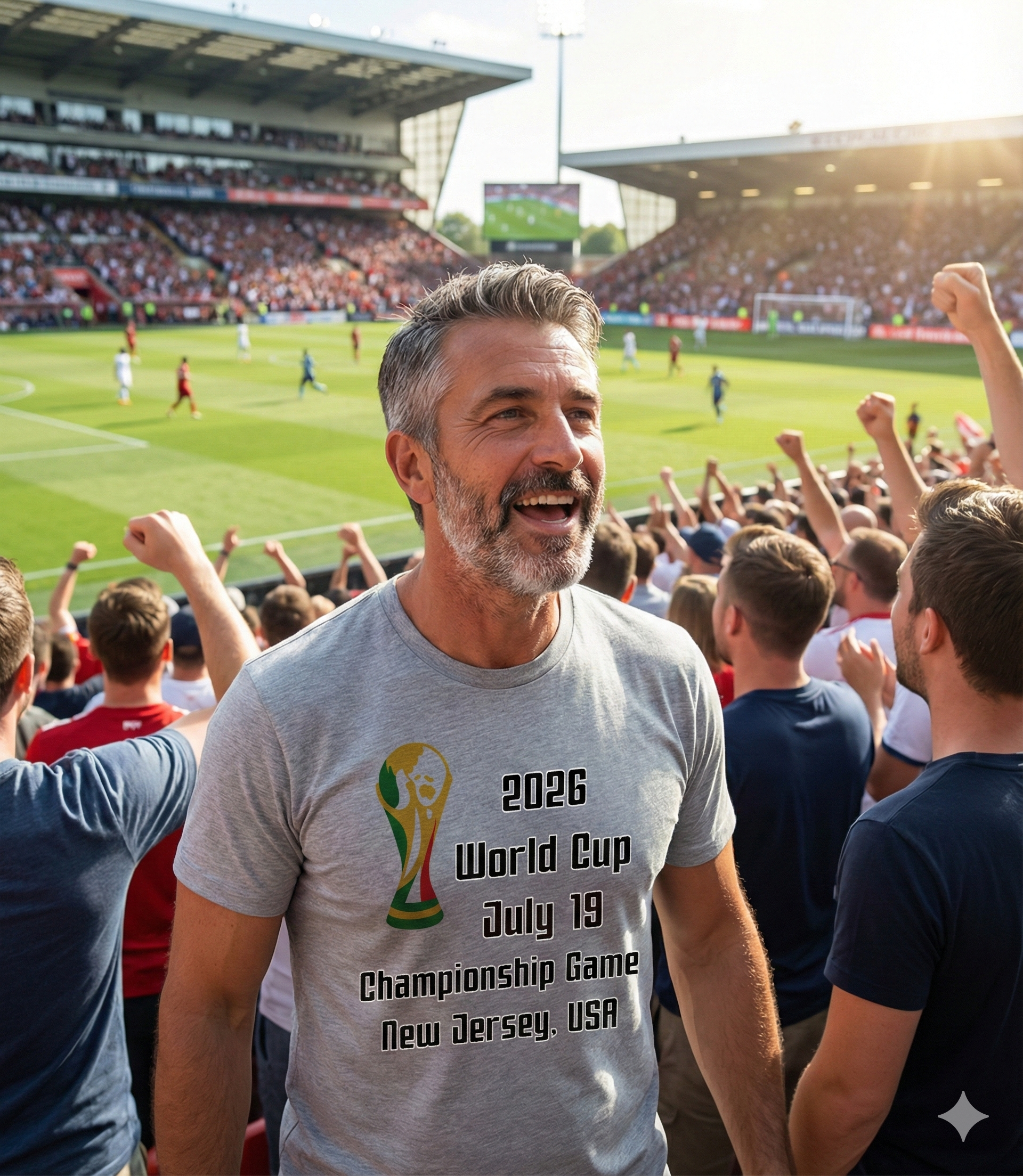 World Cup 2026 USA Championship Soccer T-Shirt July 19 New Jersey Fan Tee unisex product thumbnail image World Cup 2026 USA Championship Soccer T-Shirt July 19 New Jersey Fan Tee unisex product thumbnail image