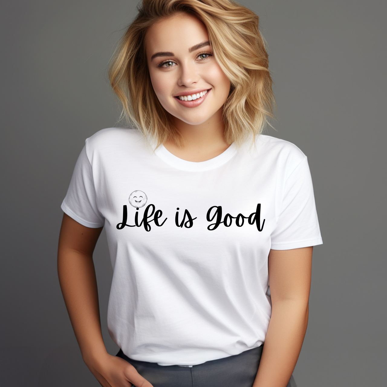 Life Is Good T-Shirt — Positive Message Graphic Tee