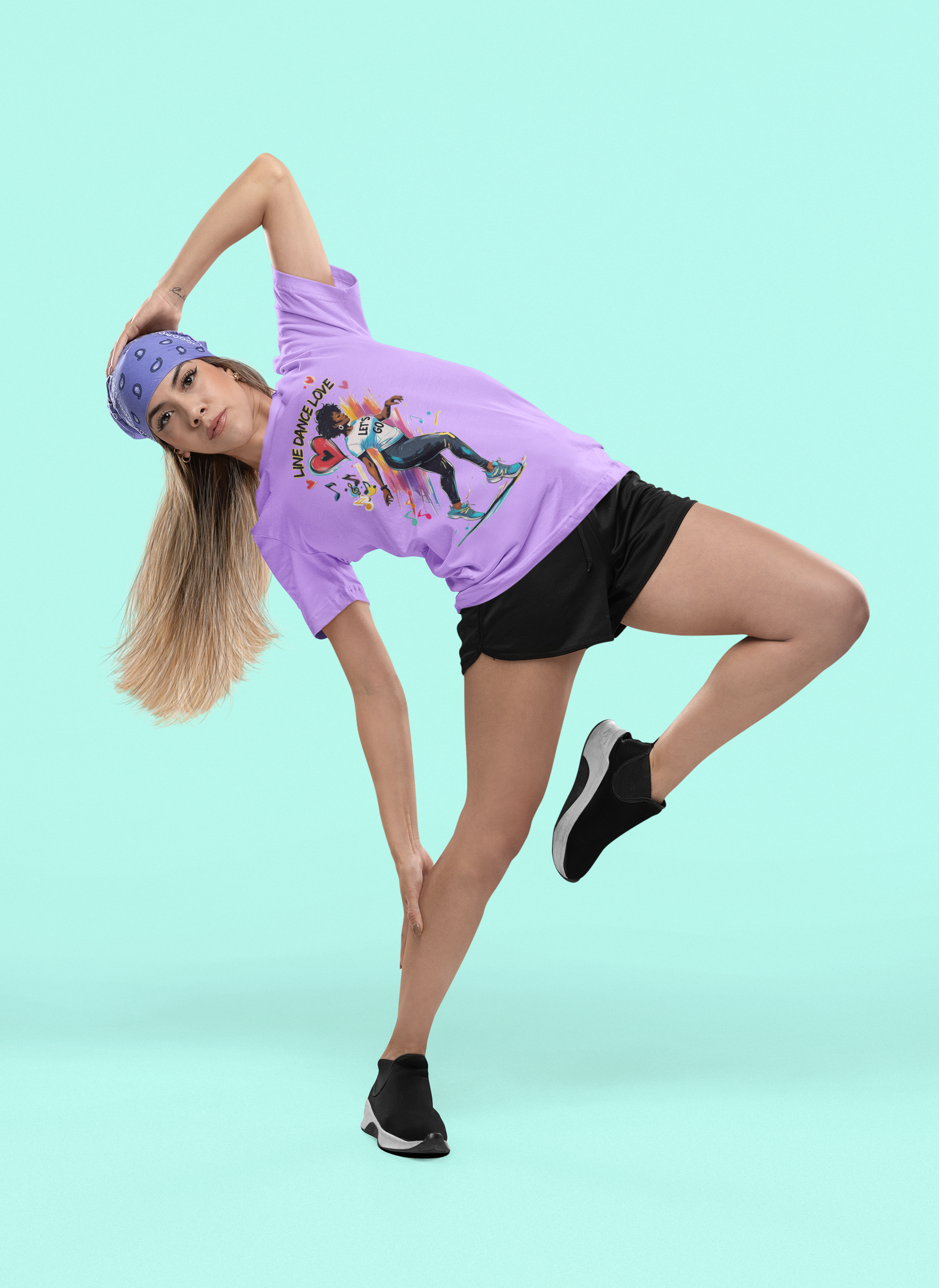 "Line Dance Love" Dancing T-Shirt - Colorful Unisex Tee product thumbnail image "Line Dance Love" Dancing T-Shirt - Colorful Unisex Tee product thumbnail image