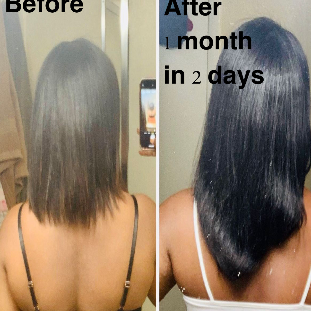 I can put it in a bun Hair Oil