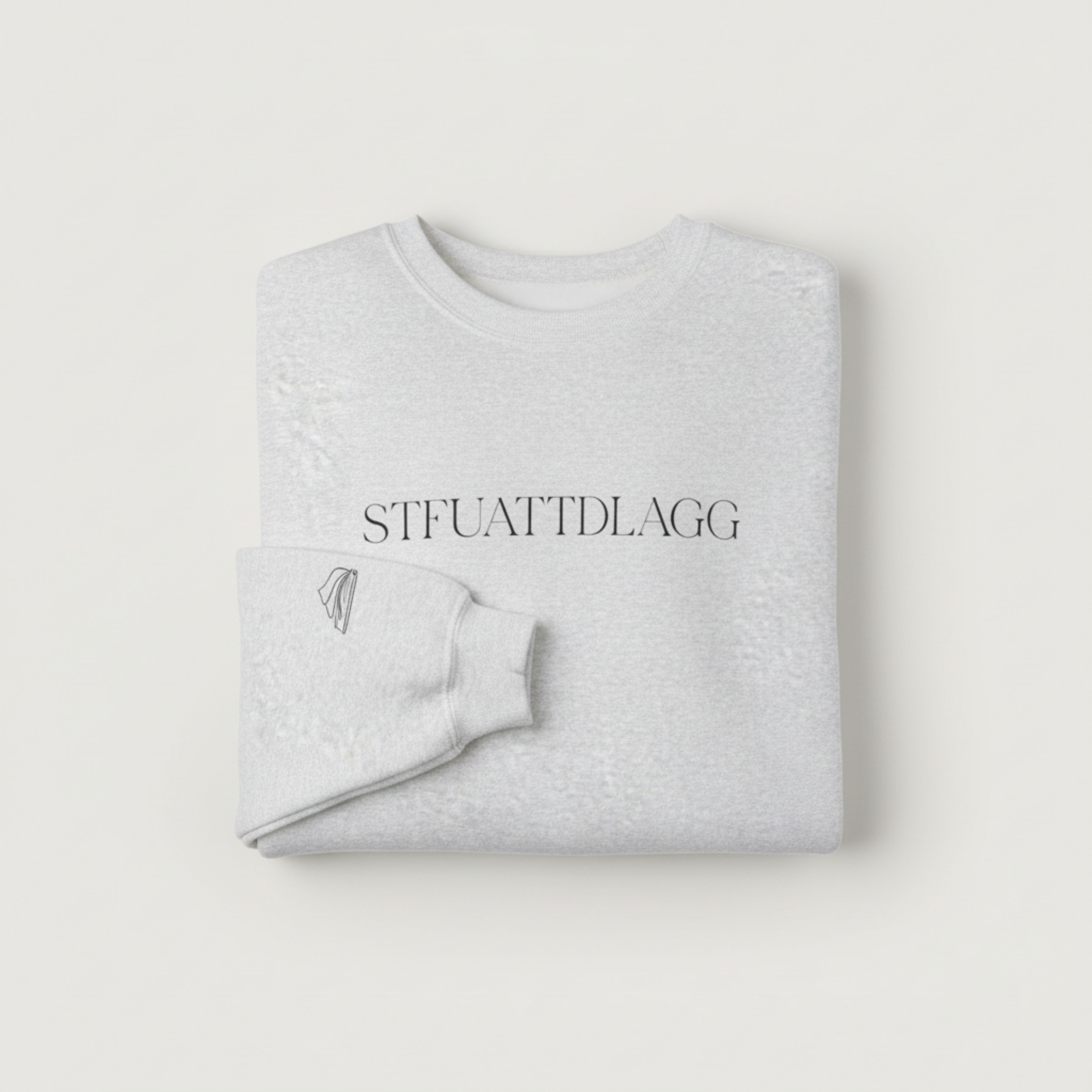 BookTok 'STFUATTDLAGG' Sweatshirt – Subtle Text Graphic, Modern Casual Sweater product thumbnail image BookTok 'STFUATTDLAGG' Sweatshirt – Subtle Text Graphic, Modern Casual Sweater product thumbnail image